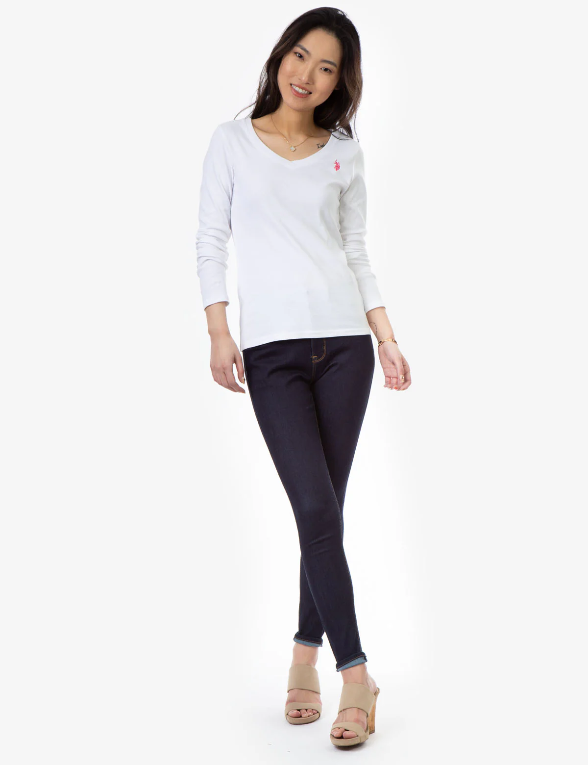 LONG SLEEVE V-NECK T-SHIRT - Image 6