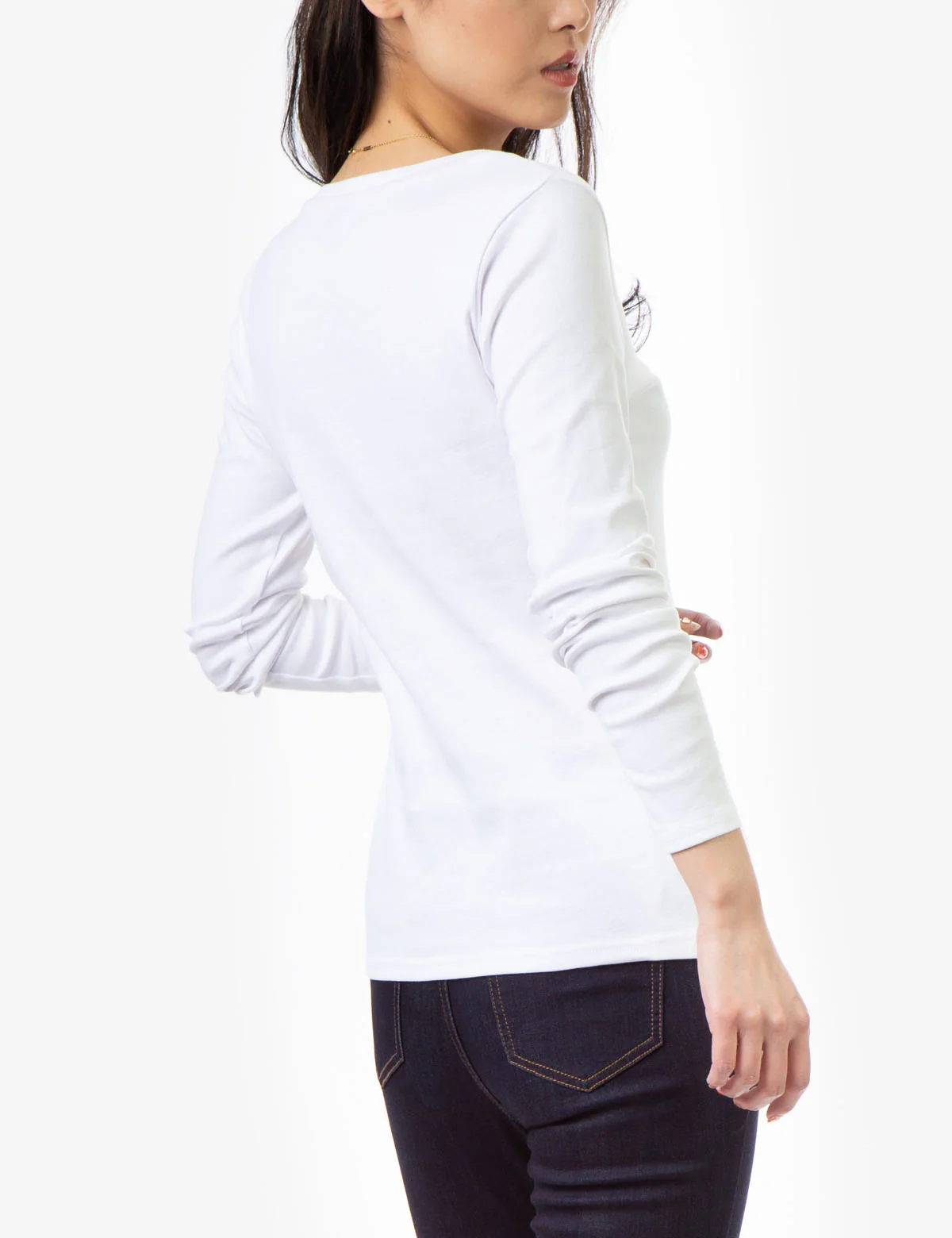 LONG SLEEVE V-NECK T-SHIRT - Image 8