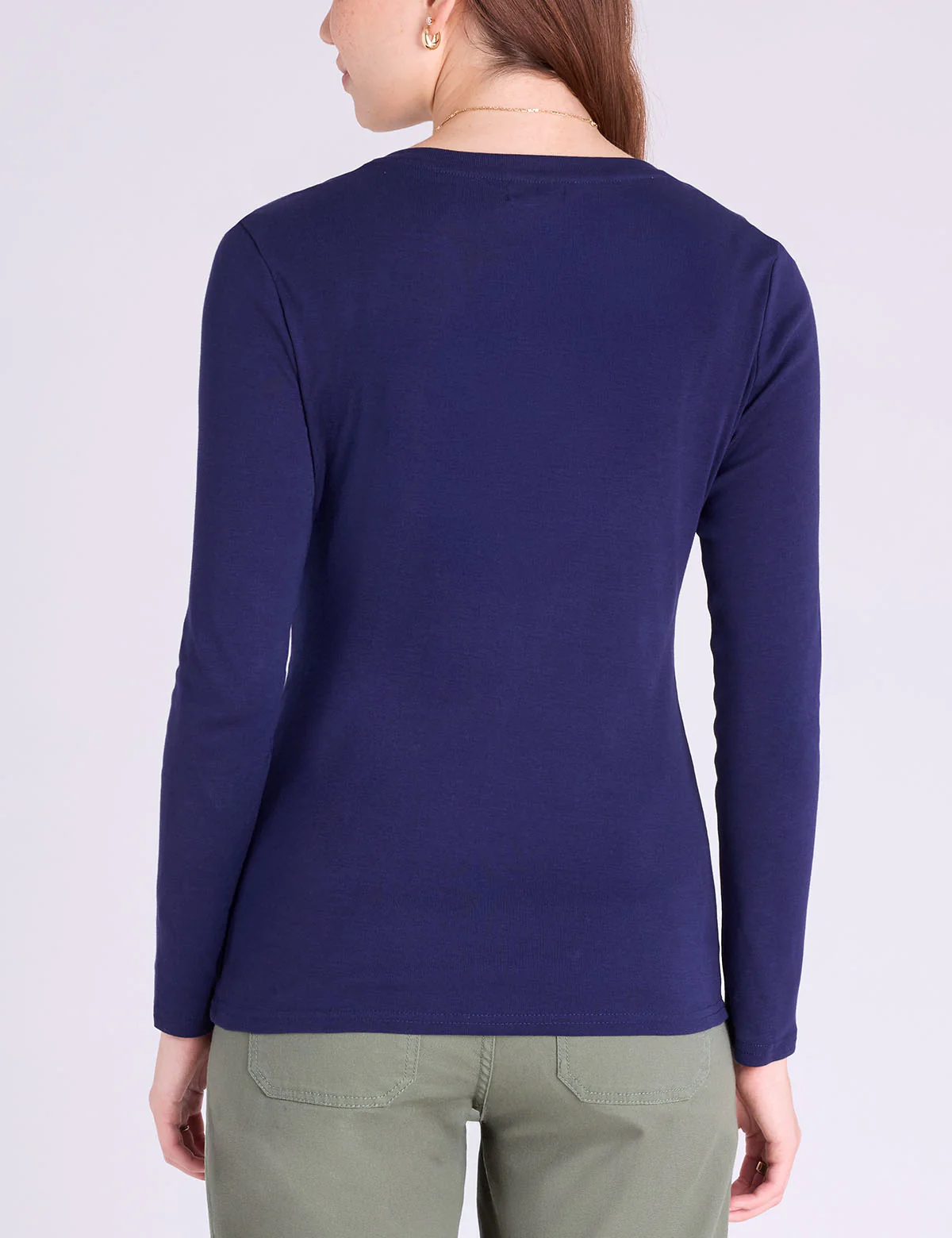 LONG SLEEVE V-NECK T-SHIRT - Image 10