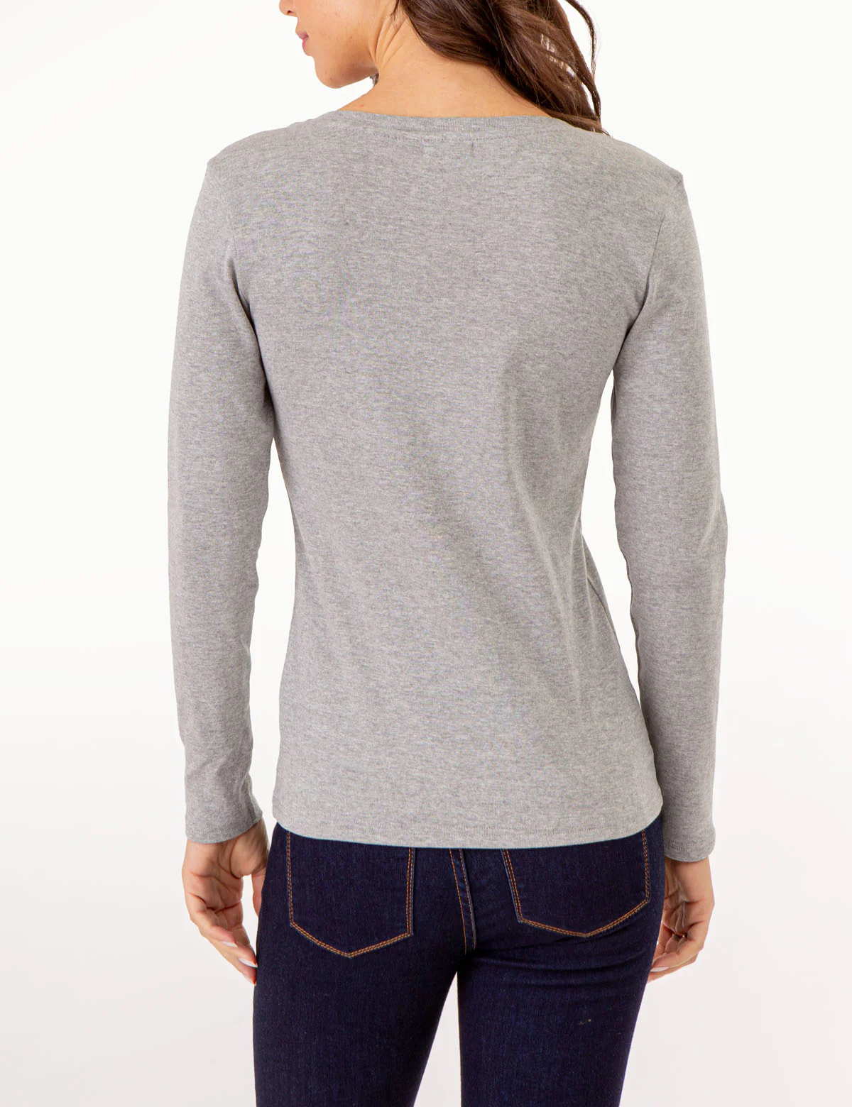 LONG SLEEVE V-NECK T-SHIRT - Image 15