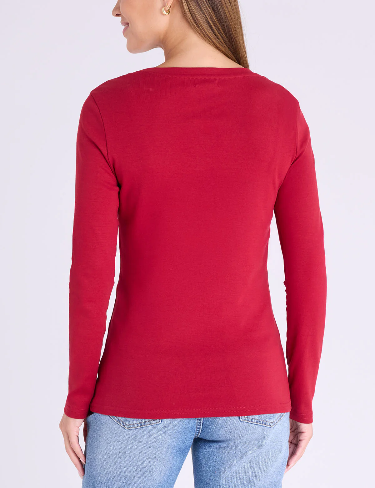 LONG SLEEVE V-NECK T-SHIRT - Image 18