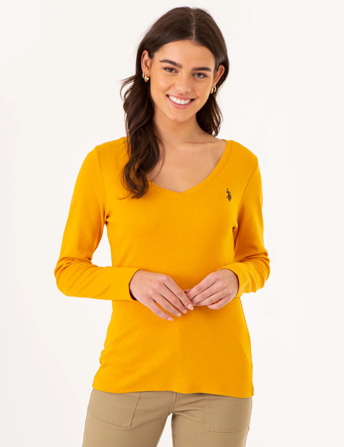 LONG SLEEVE V-NECK T-SHIRT - Image 20