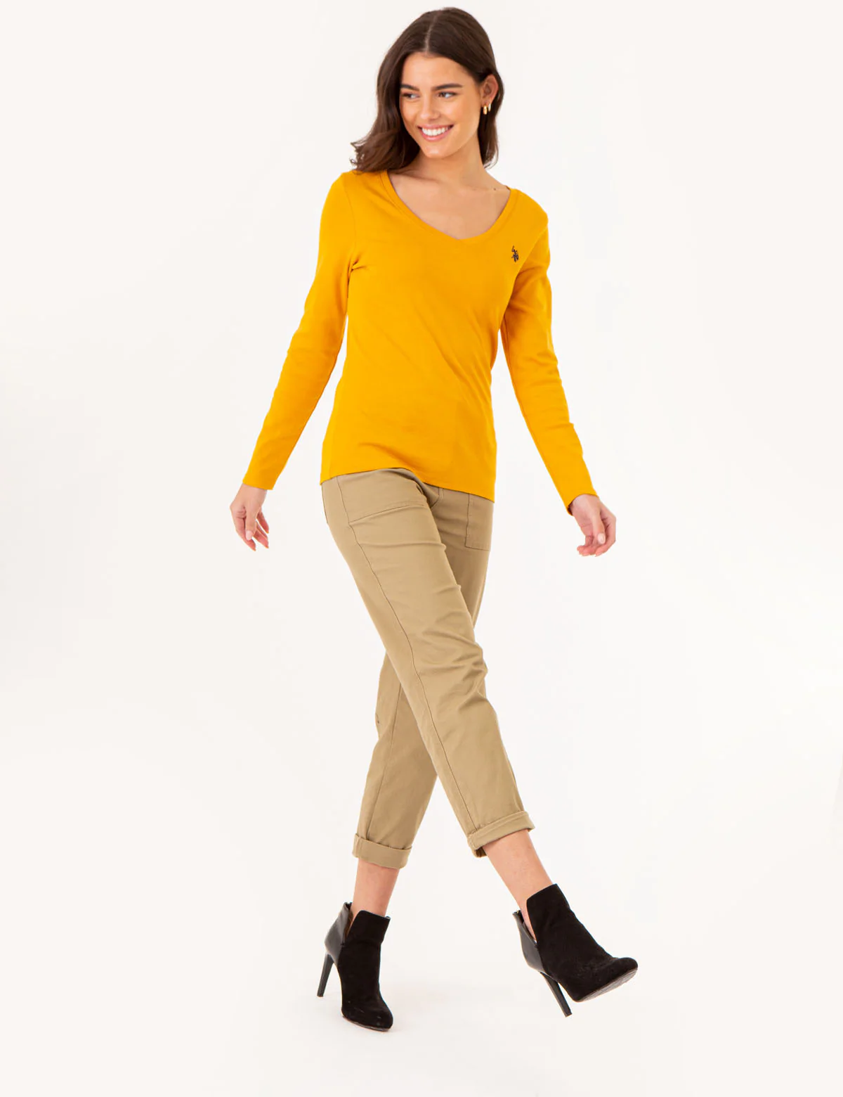 LONG SLEEVE V-NECK T-SHIRT - Image 21