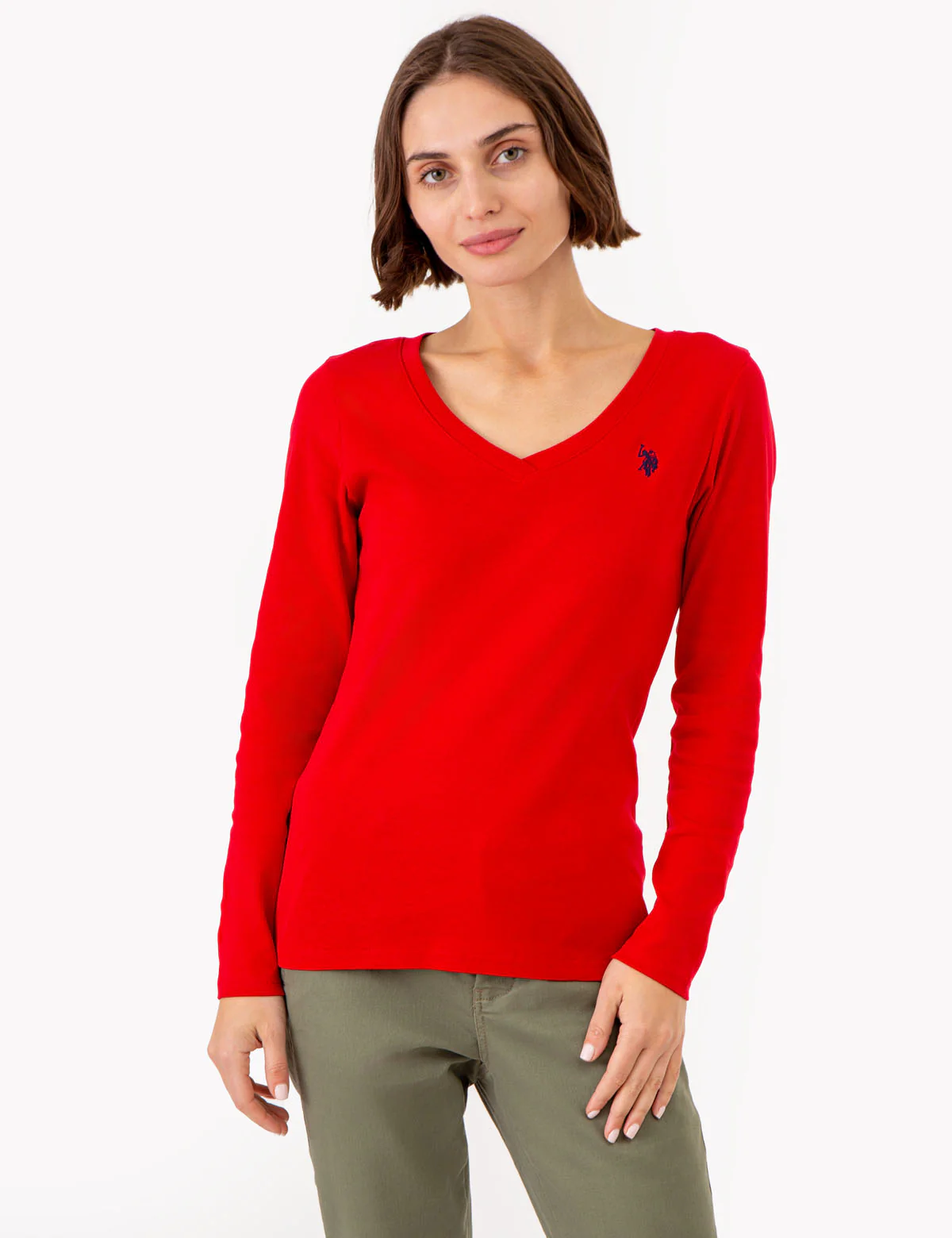 LONG SLEEVE V-NECK T-SHIRT - Image 23