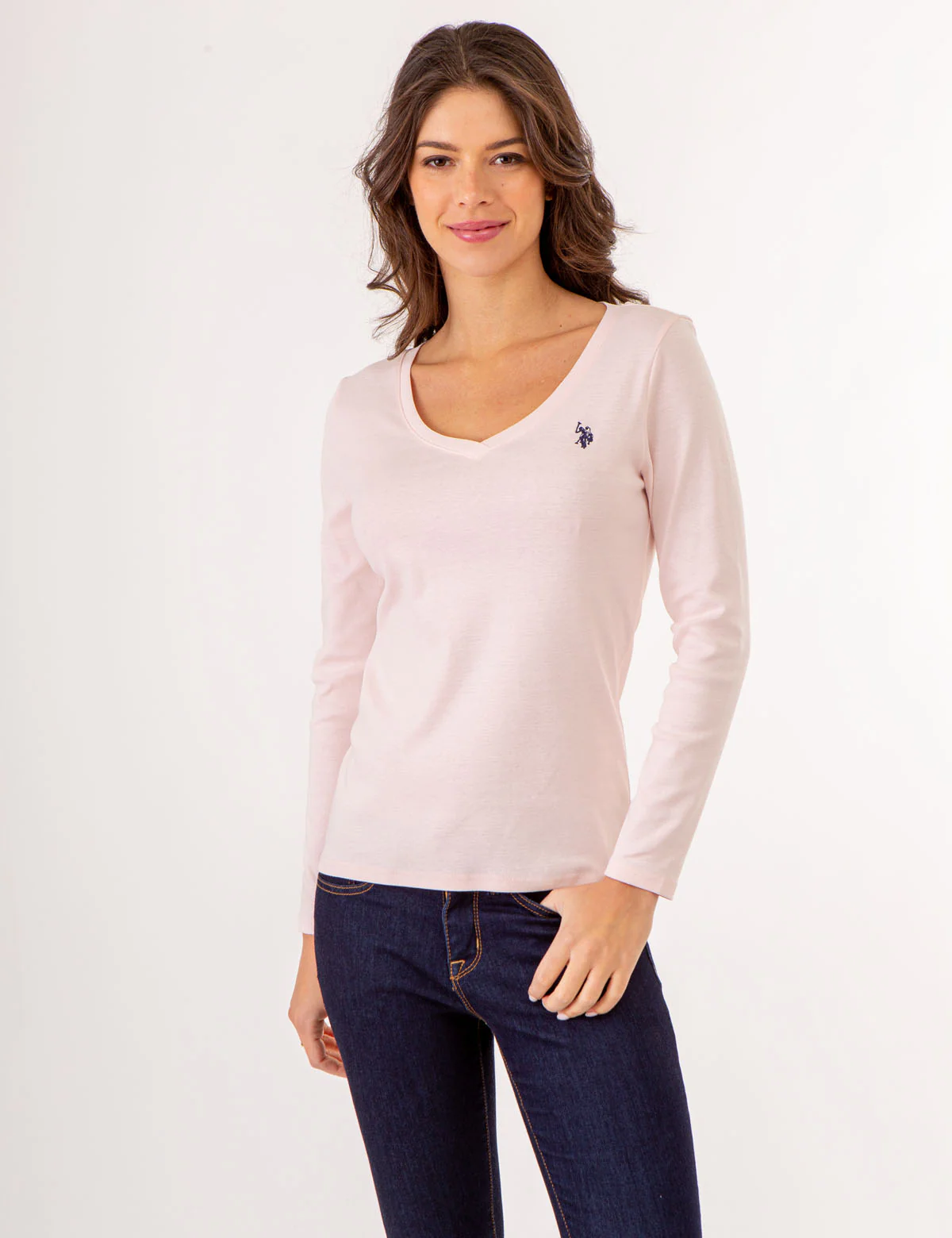 LONG SLEEVE V-NECK T-SHIRT - Image 35
