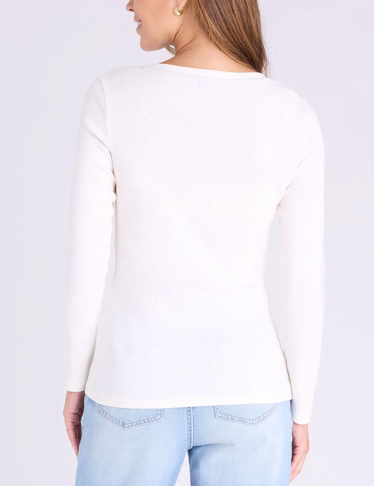 LONG SLEEVE V-NECK T-SHIRT - Image 4