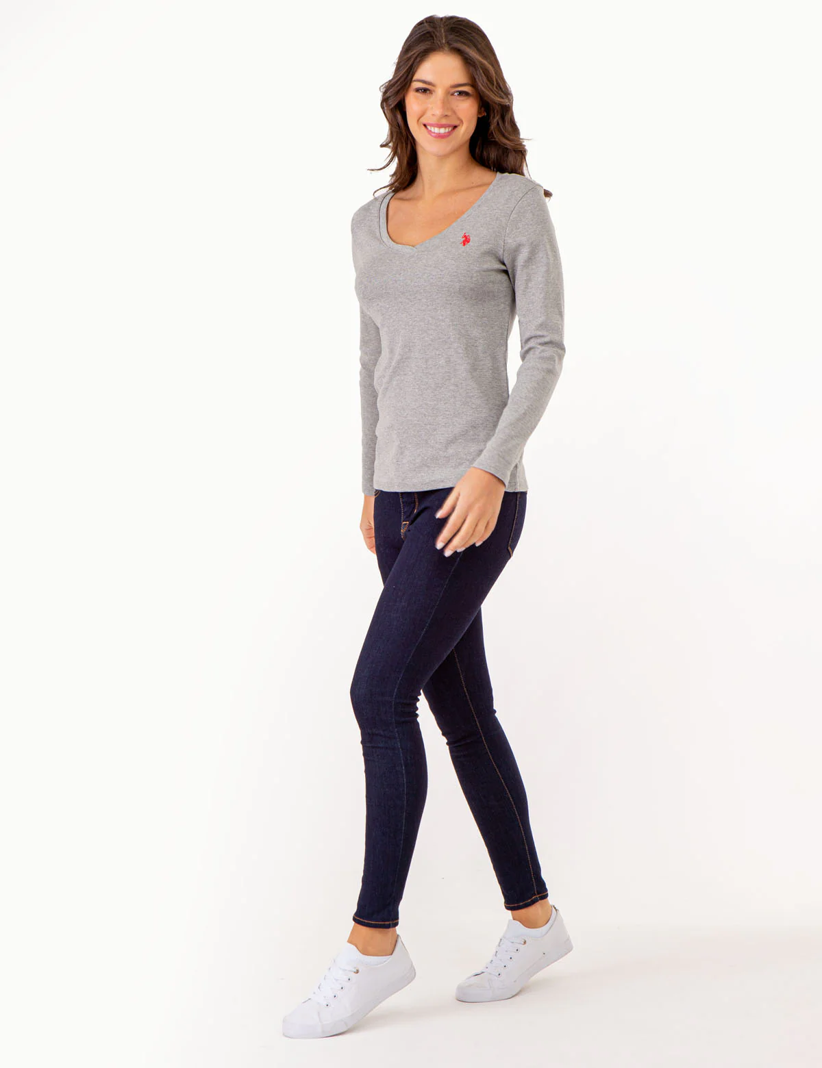LONG SLEEVE V-NECK T-SHIRT - Image 40