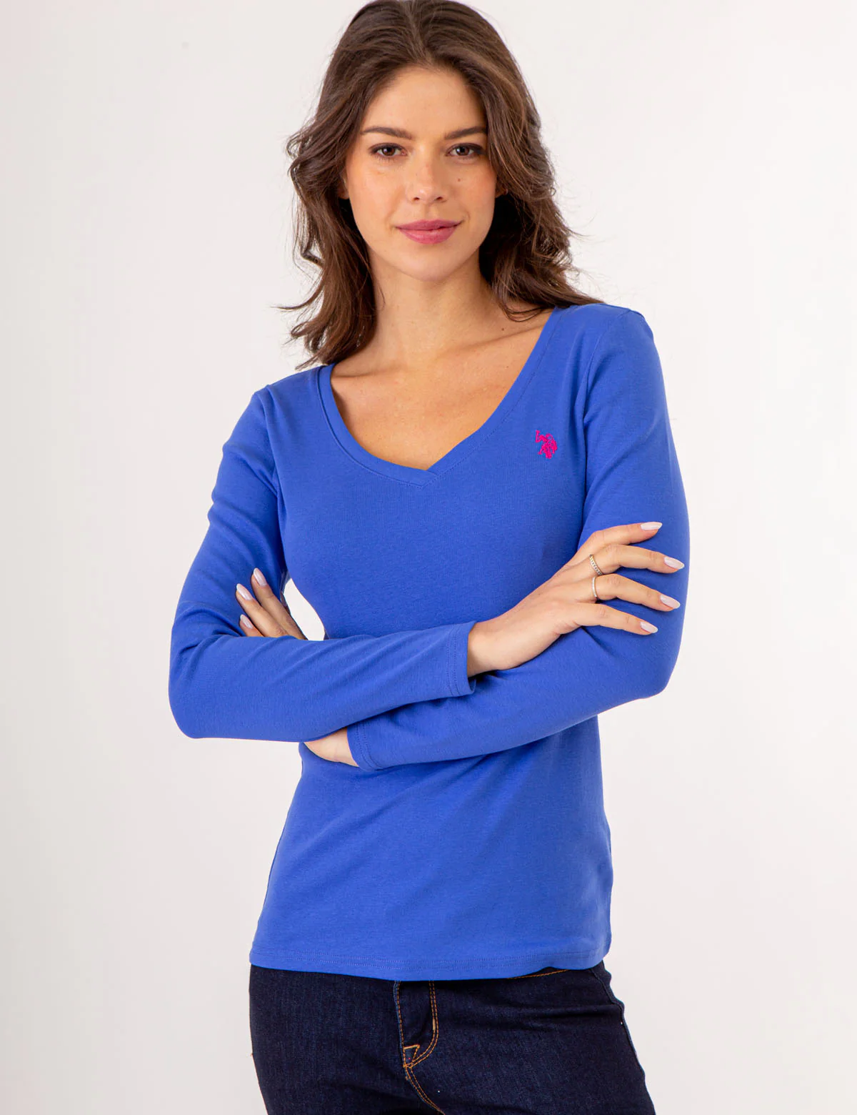 LONG SLEEVE V-NECK T-SHIRT - Image 41