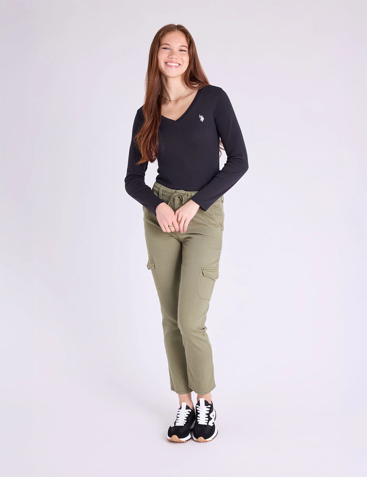 LONG SLEEVE V-NECK T-SHIRT - Image 6
