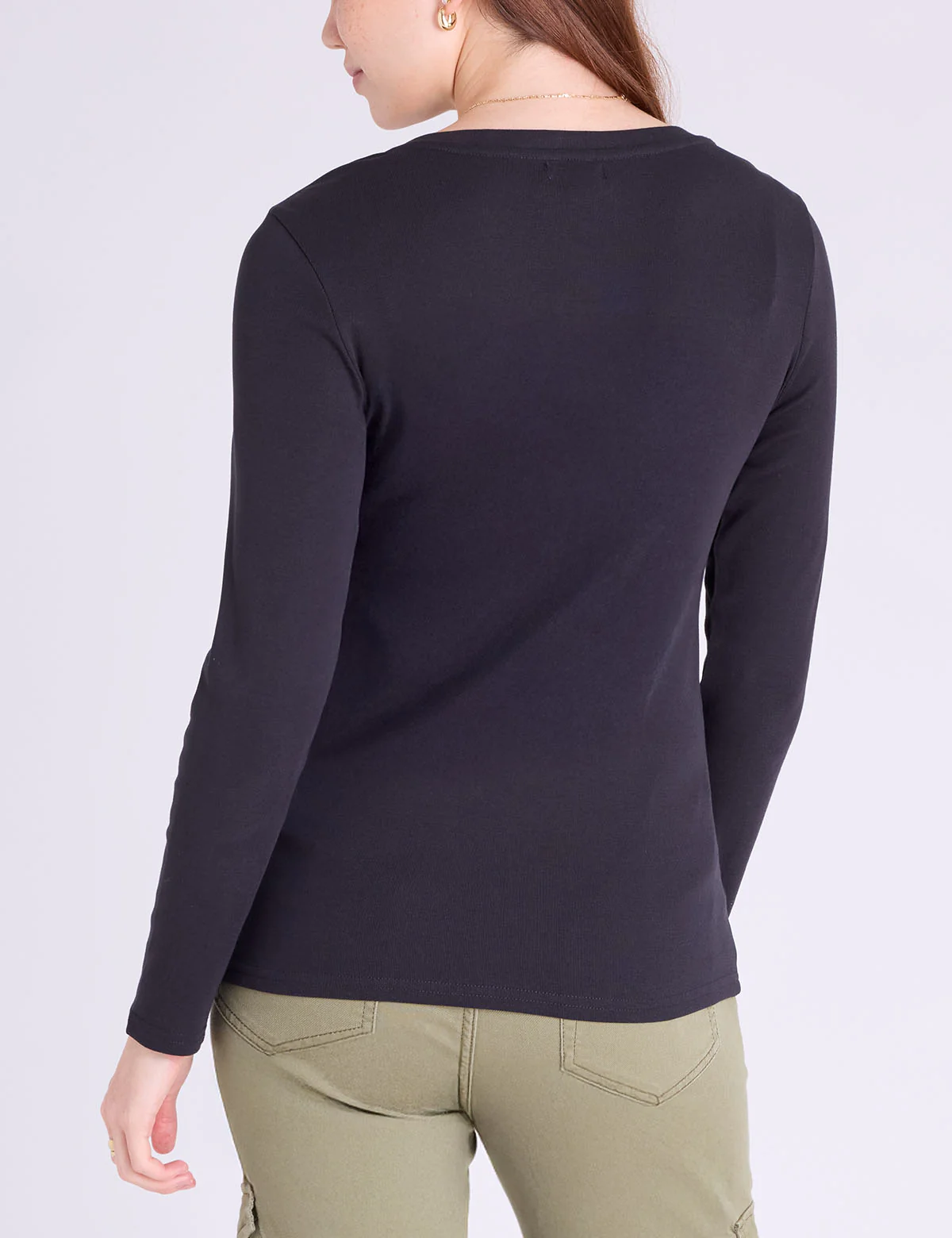 LONG SLEEVE V-NECK T-SHIRT - Image 7
