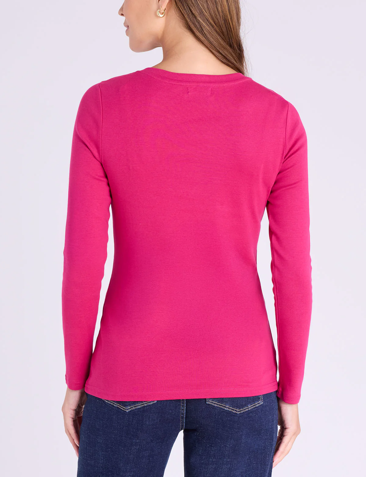 LONG SLEEVE V-NECK T-SHIRT - Image 4