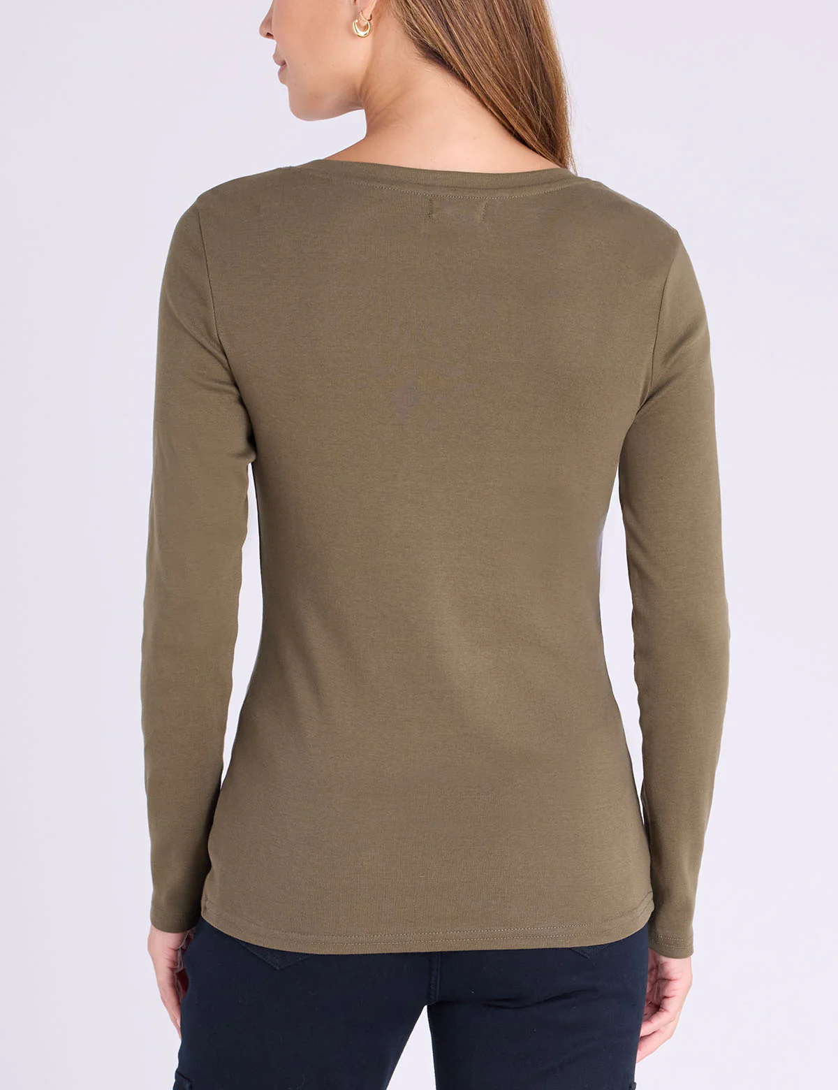 LONG SLEEVE V-NECK T-SHIRT - Image 7