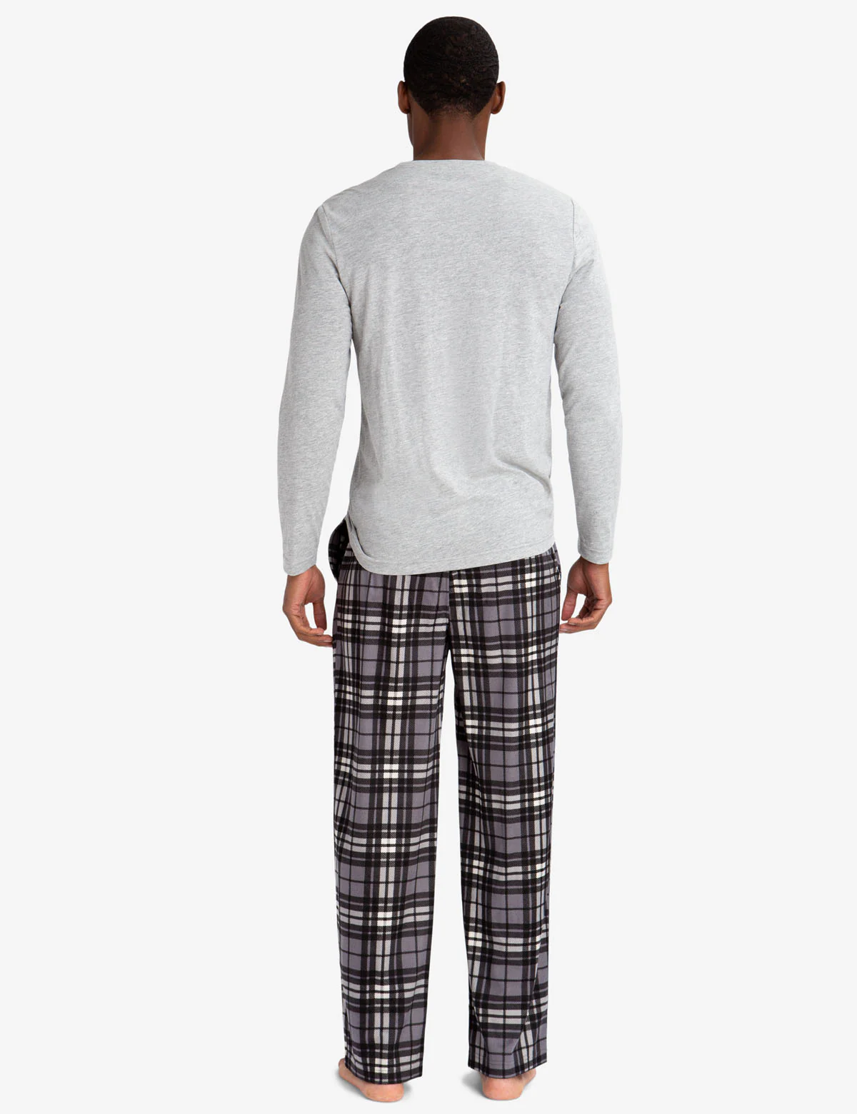 LOUNGE  SET: LONG SLEEVE TEE & LUXE FLEECE PANTS - Image 2
