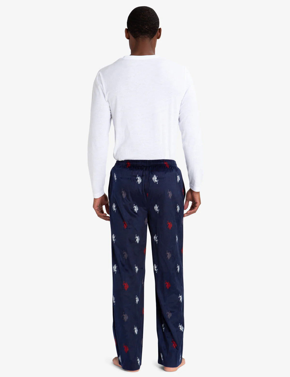 LOUNGE  SET: LONG SLEEVE TEE & LUXE FLEECE PANTS - Image 5