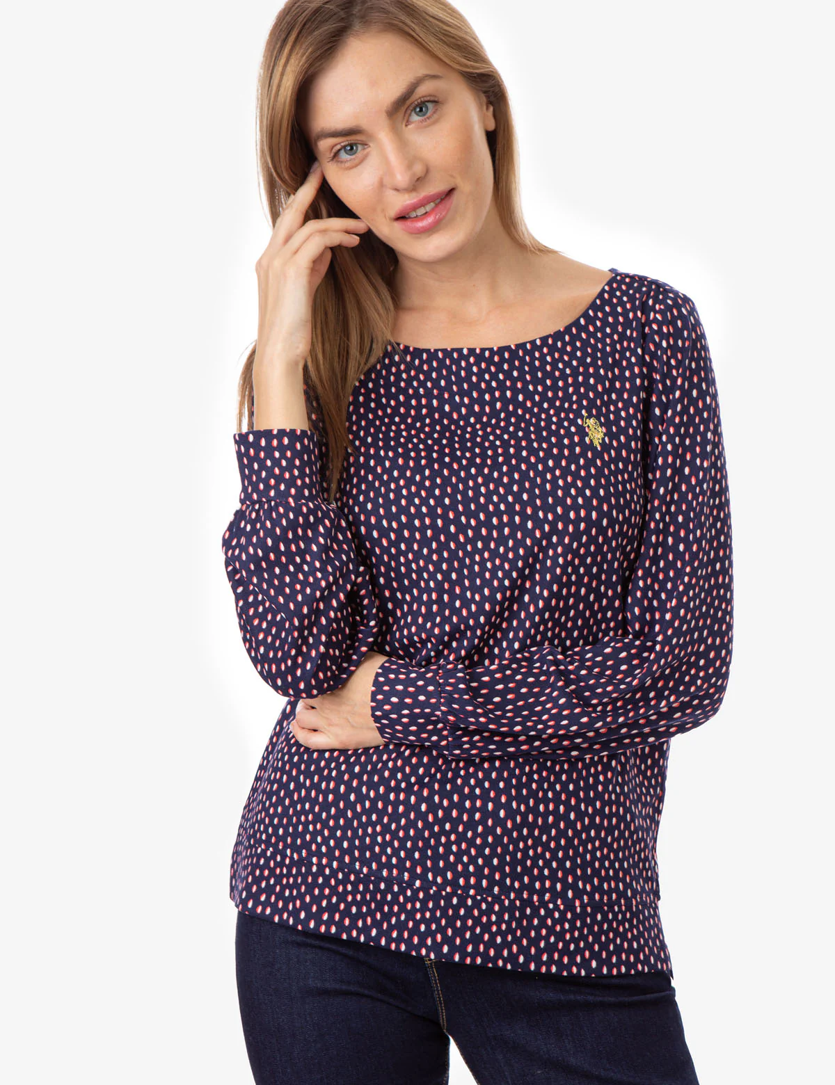 LUREX BOATNECK TOP