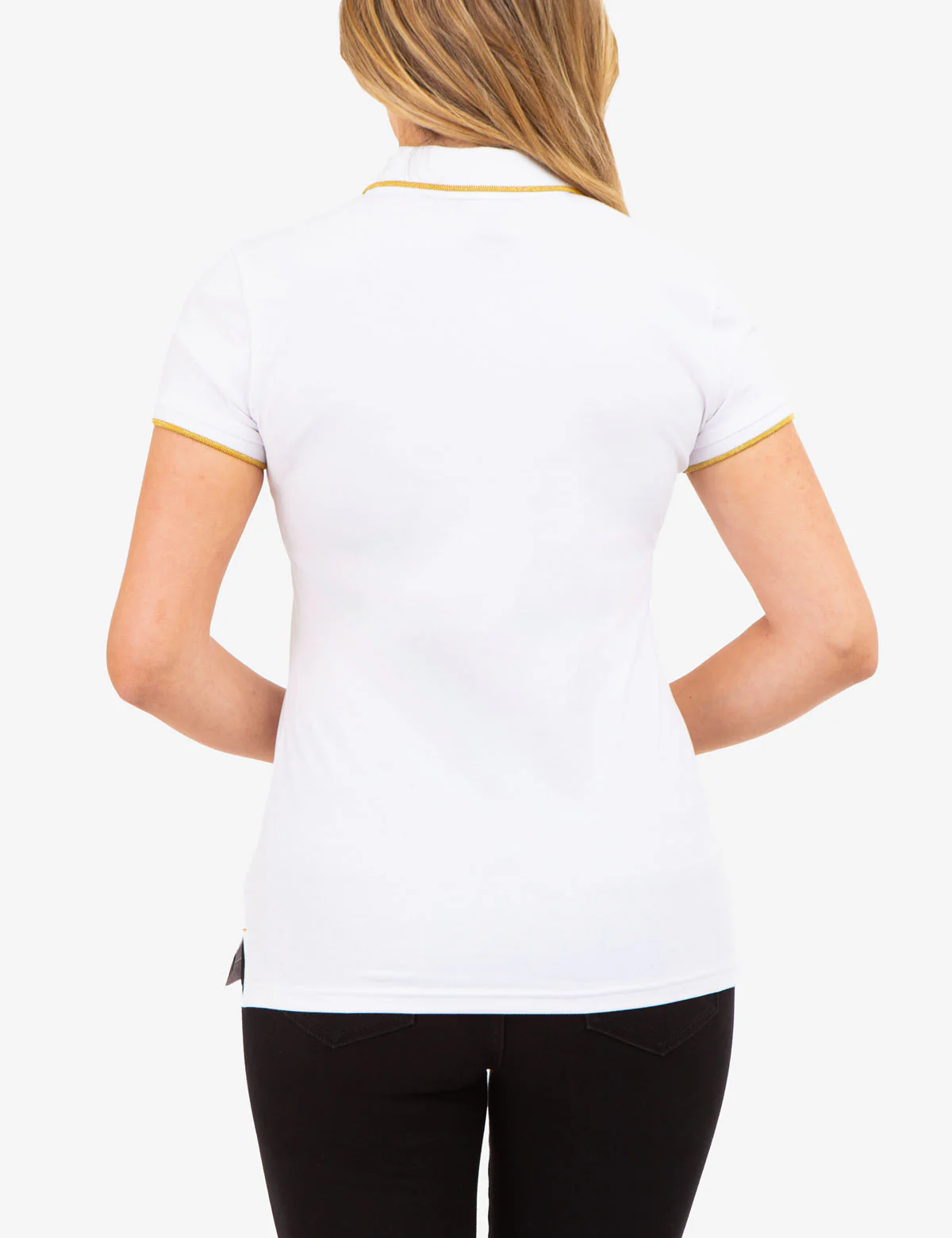 LUREX SCRIPT TIPPED POLO SHIRT - Image 6