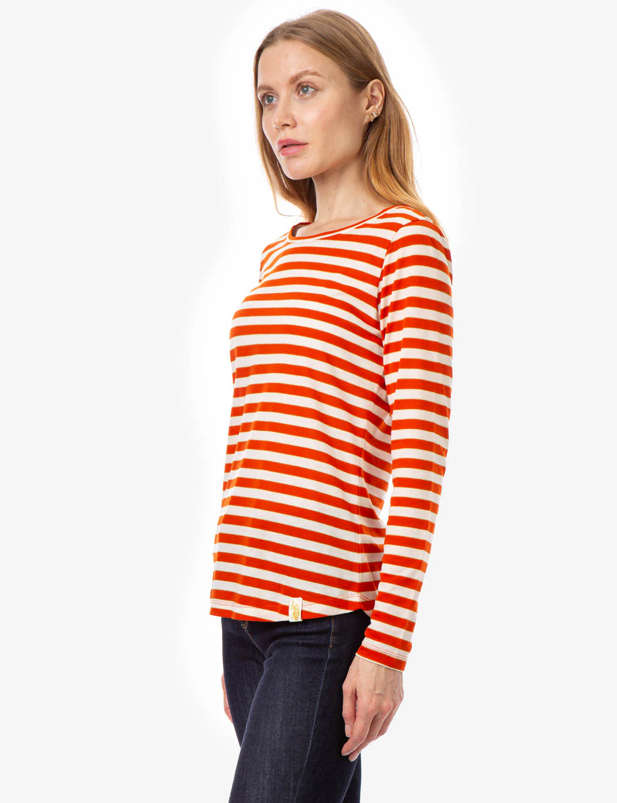 LUREX SHADOW STRIPE LONG SLEEVE T-SHIRT - Image 5