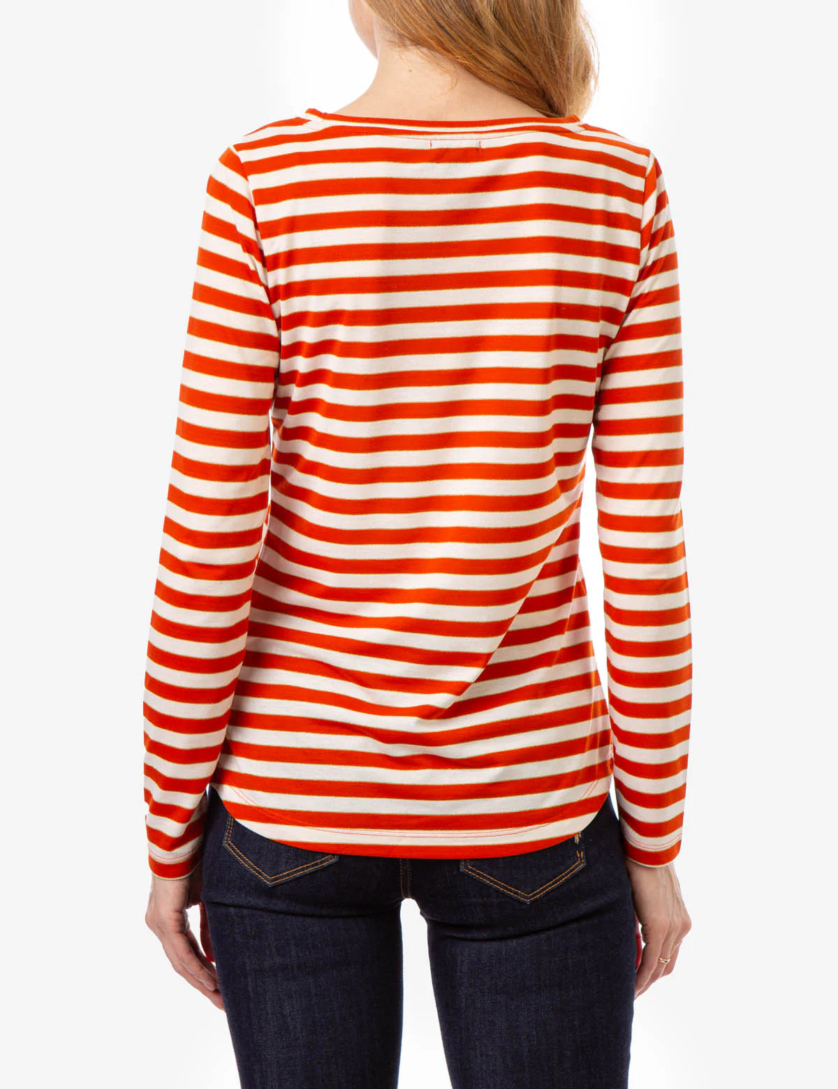 LUREX SHADOW STRIPE LONG SLEEVE T-SHIRT - Image 6
