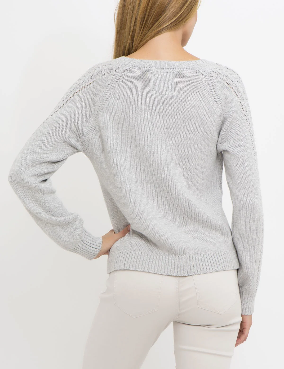 LUREX STUDS CABLE SWEATER - Image 12