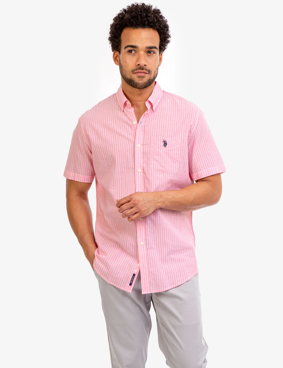 MADRAS STRIPE SHORT SLEEVE SHIRT - Image 7