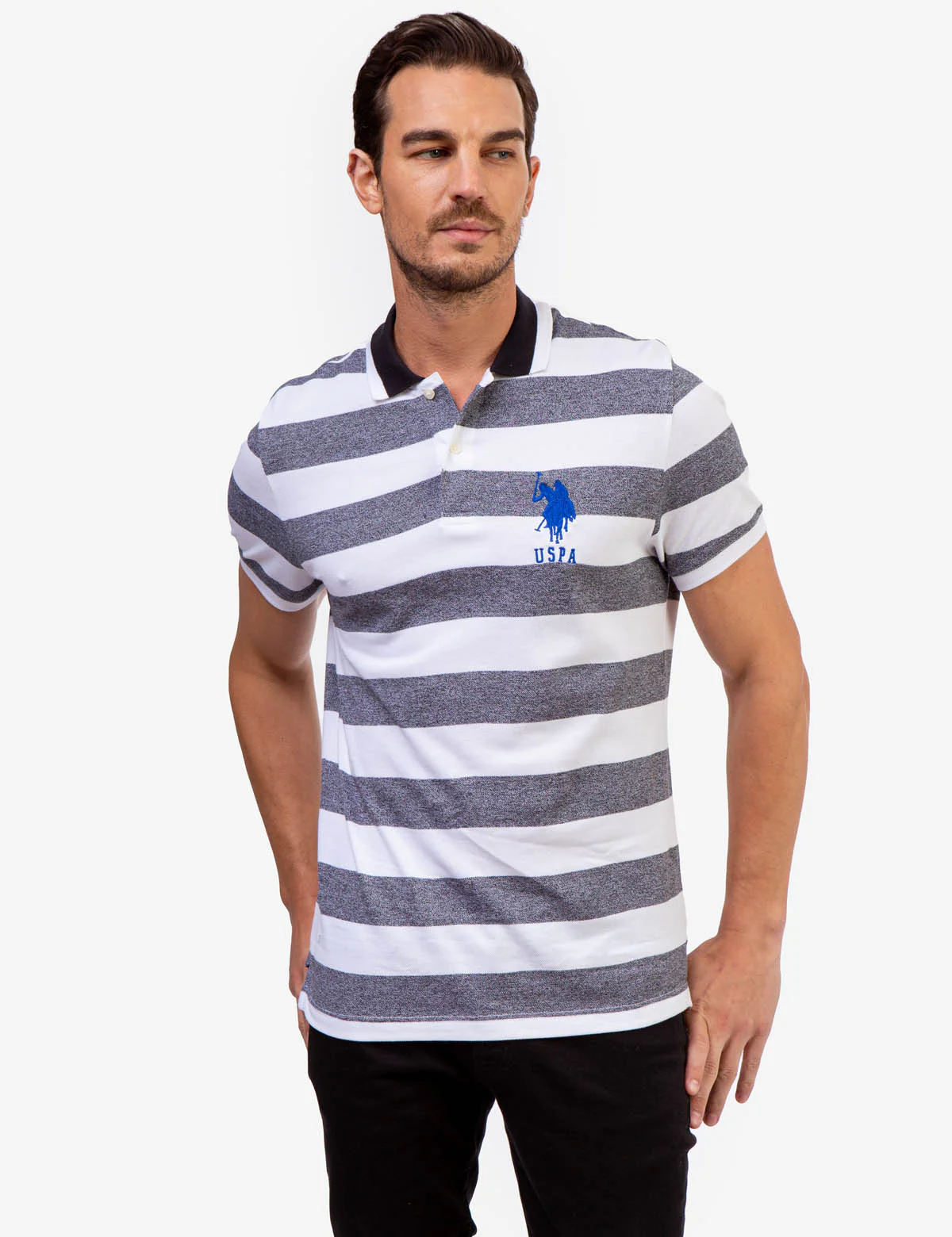 MARLED PIQUE STRIPE POLO SHIRT - Image 10