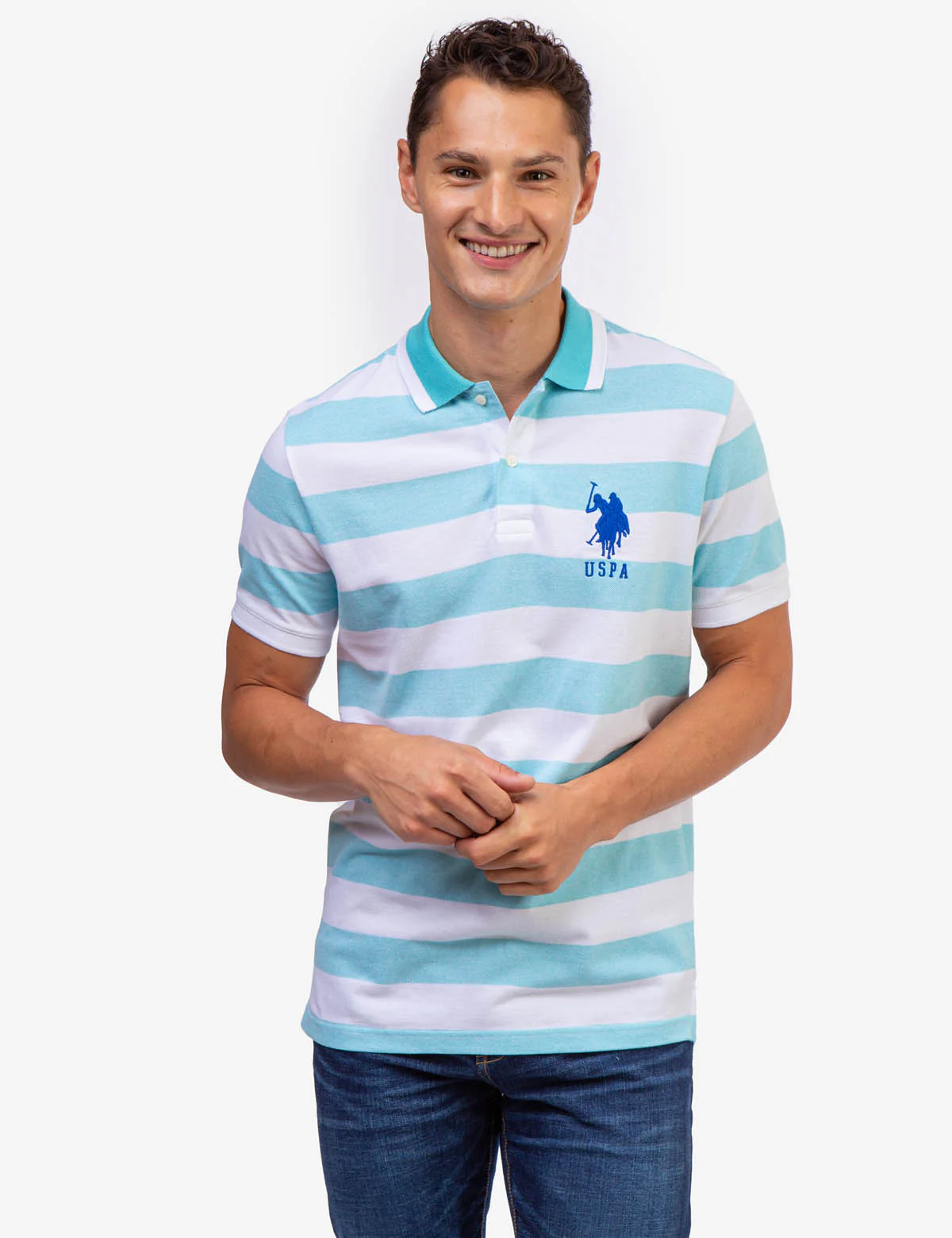 MARLED PIQUE STRIPE POLO SHIRT - Image 20