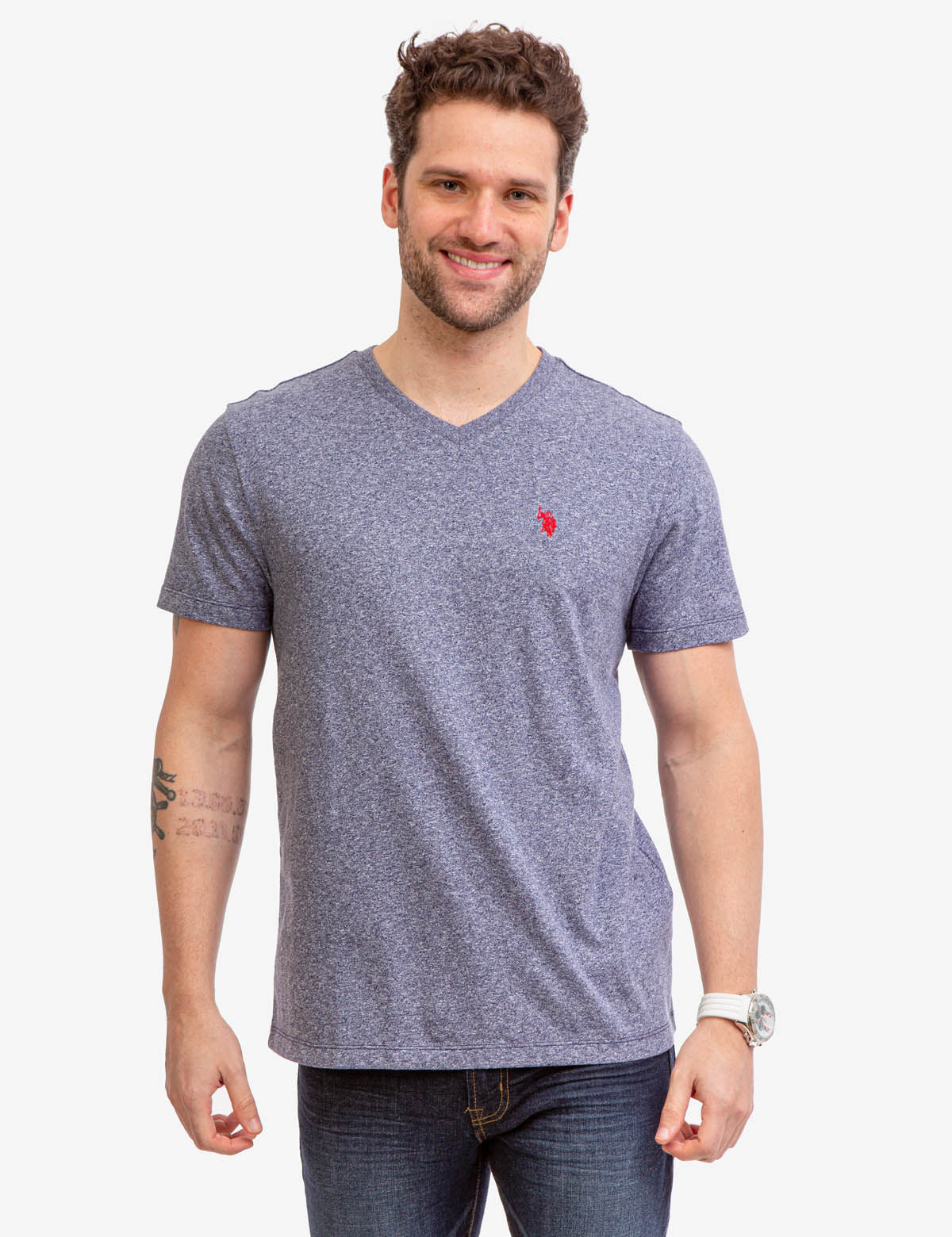 MARLED V-NECK T-SHIRT