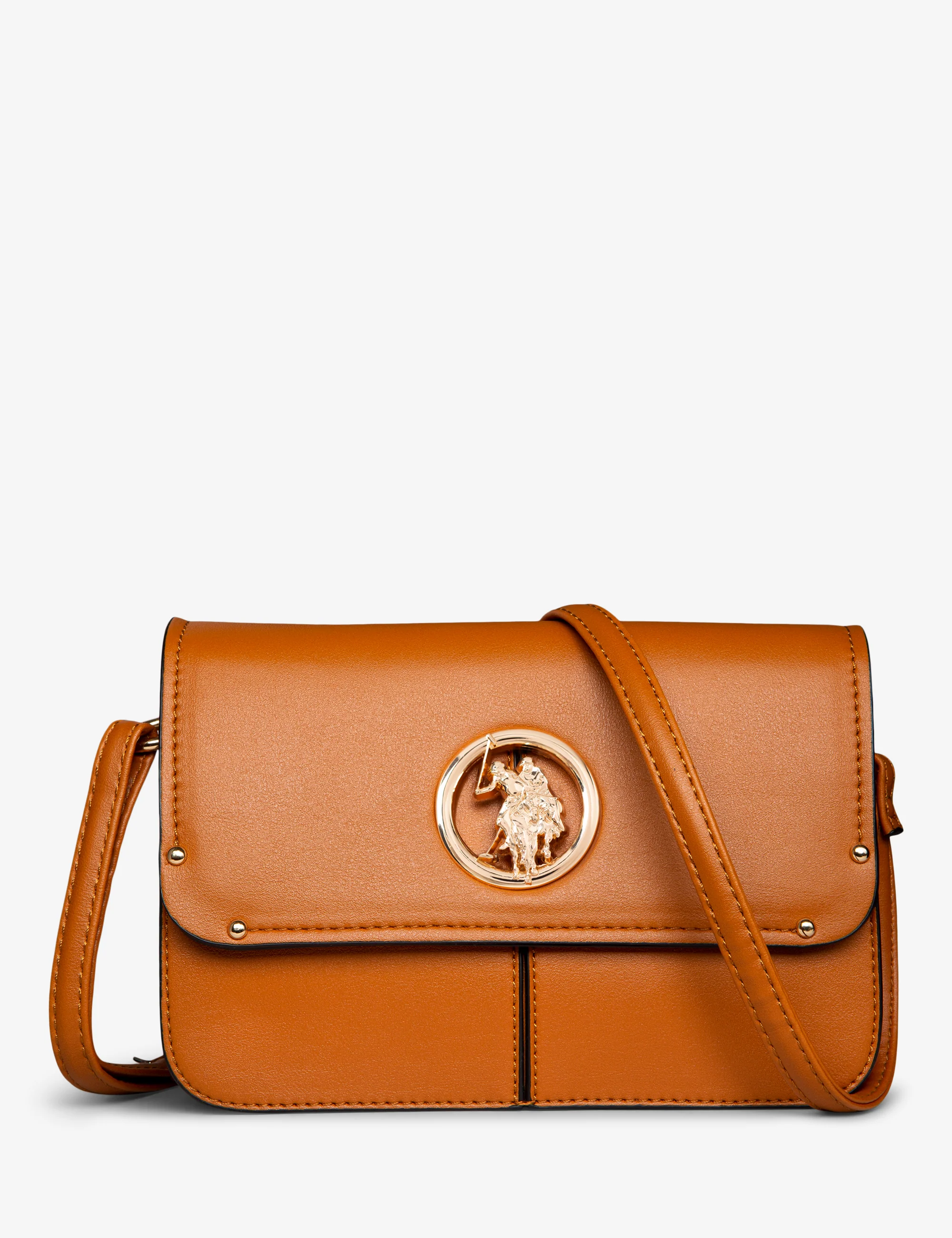 CROSSBODY WITH LOGO MEDALLION
