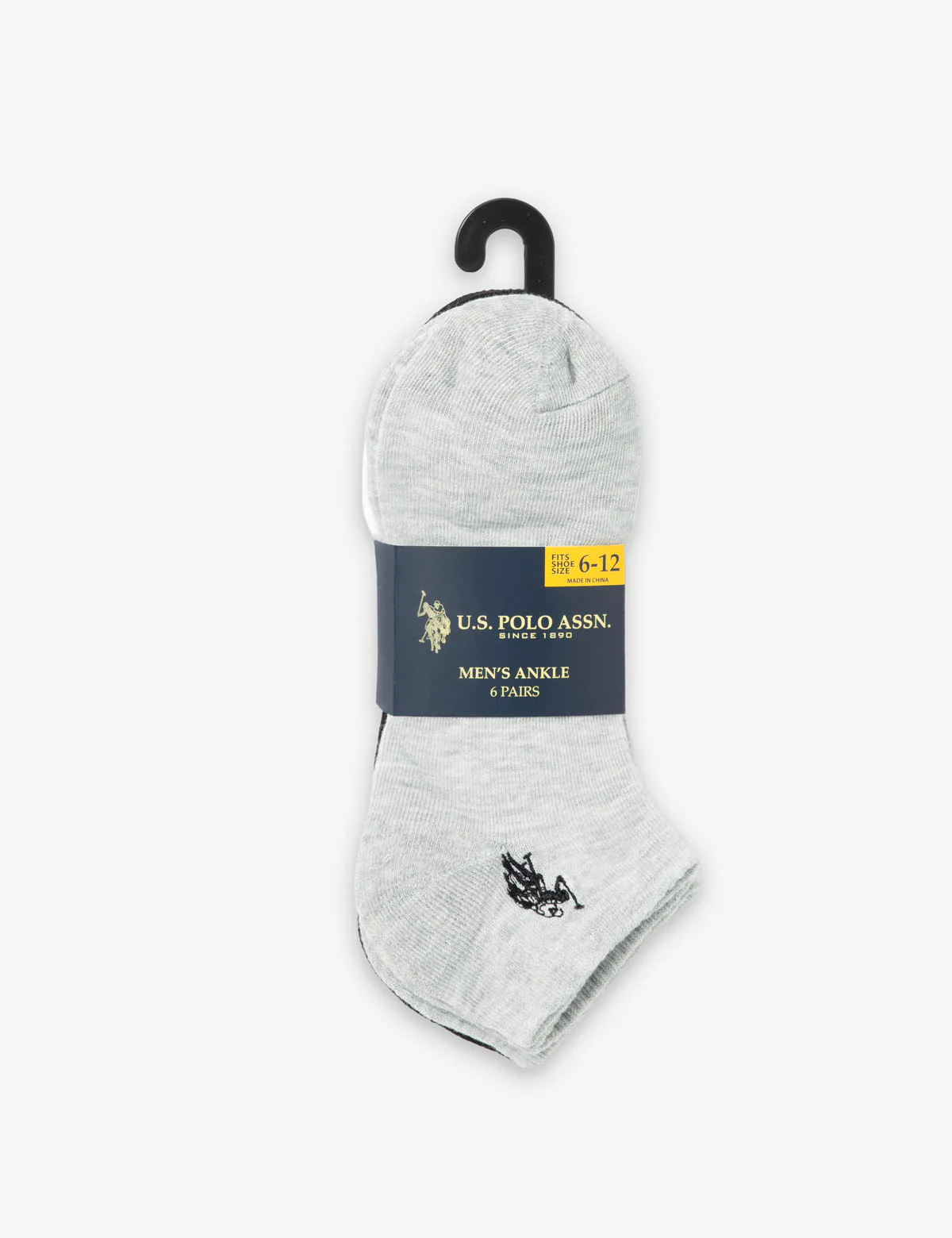 MENS 6PK CORE ASSORTED ANKLE SOCKS - Image 2