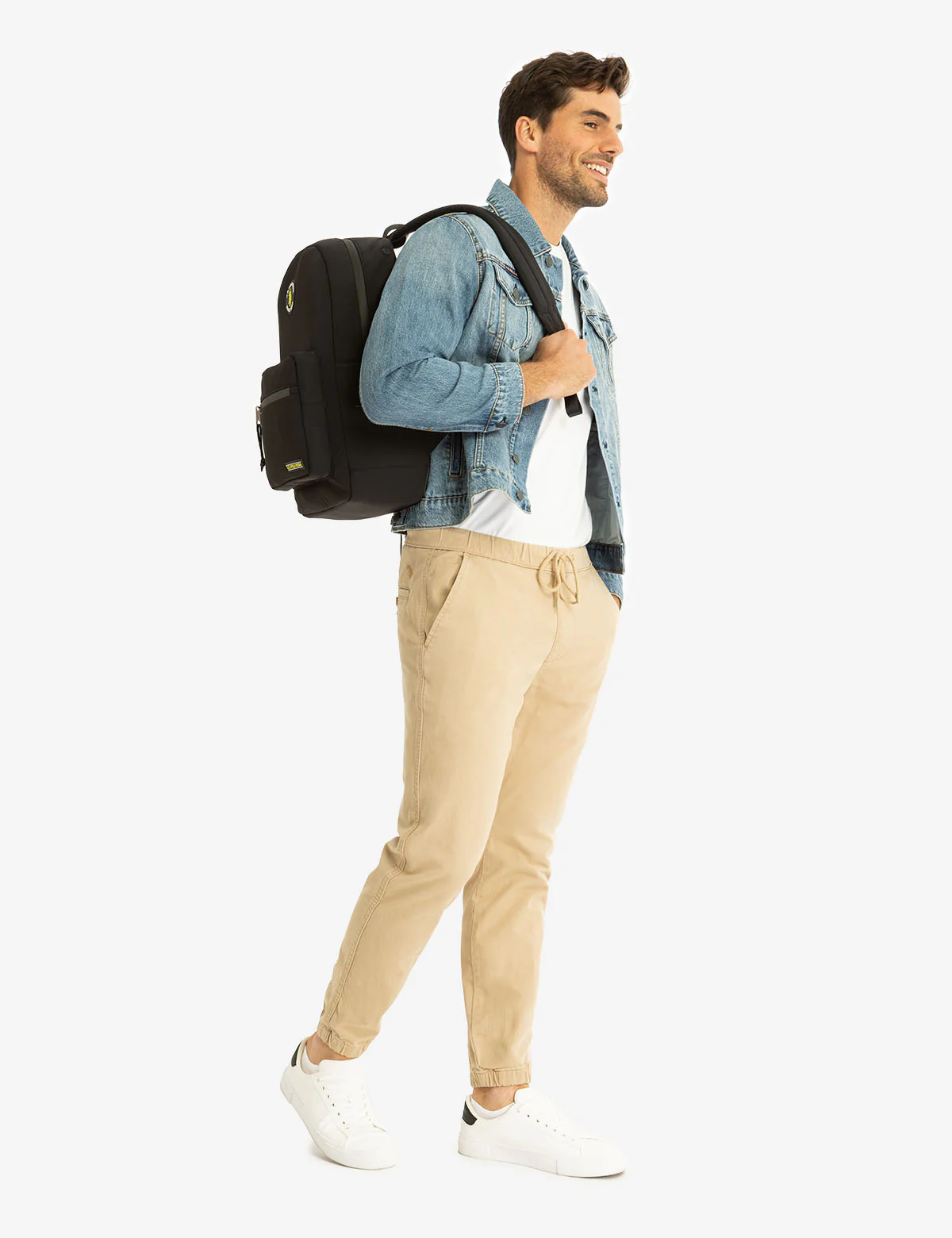 MENS BLACK BACKPACK - Image 5