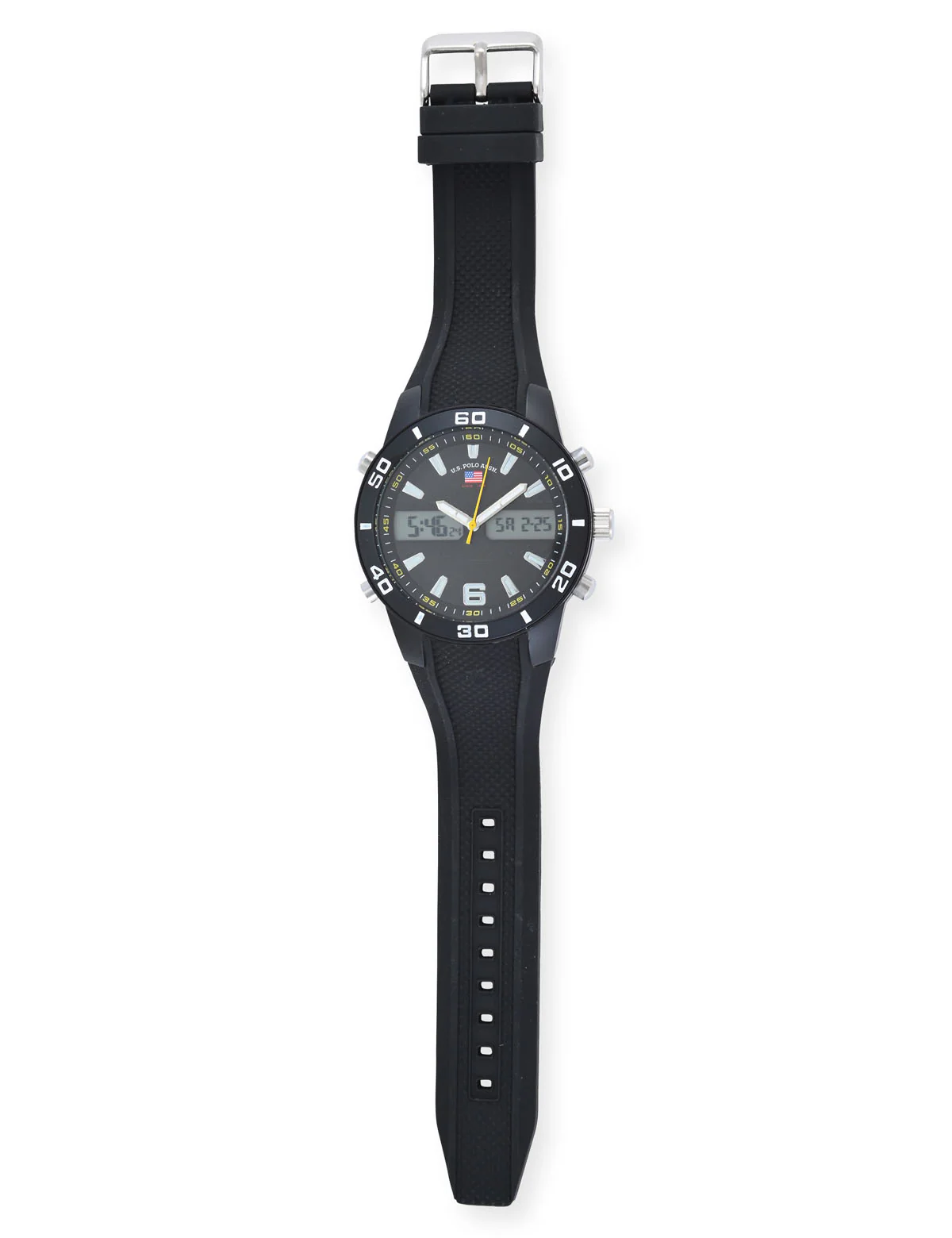 MENS BLACK STRAP ANA DIGI SPORT WATCH - Image 3