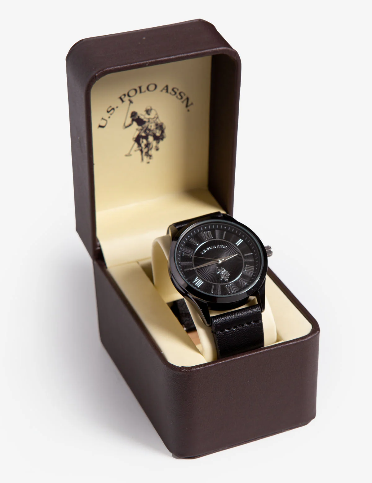 MEN'S BLACK STRAP WATCH - Image 2