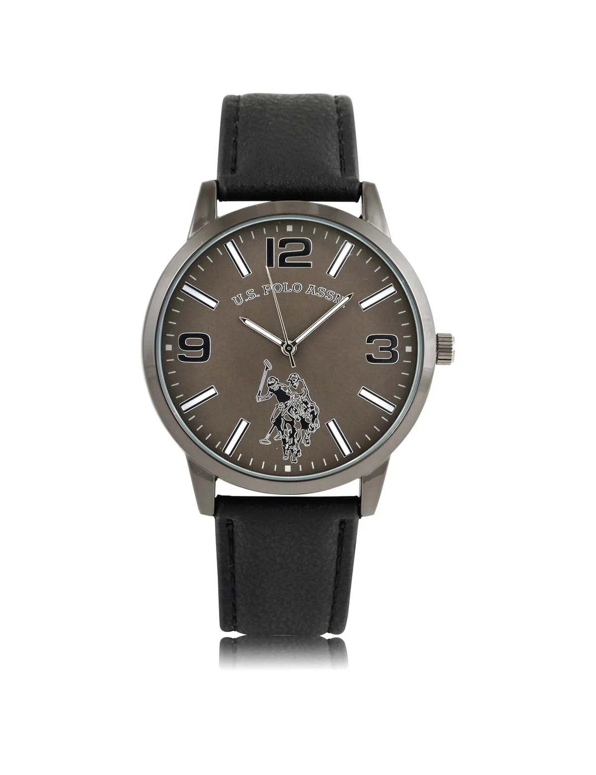 MEN'S BLACK STRAP WATCH AND BRACELETS SET - Image 8