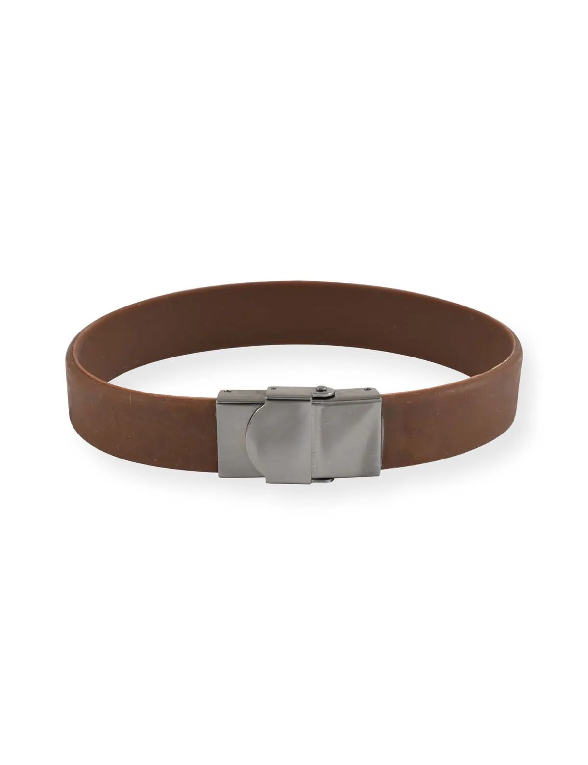 MEN'S BROWN STRAP WATCH AND BRACELETS SET - Image 4