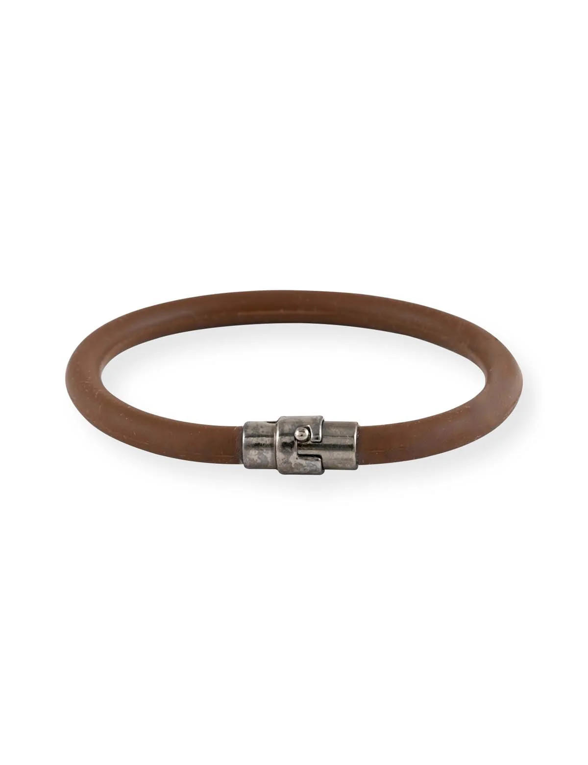 MEN'S BROWN STRAP WATCH AND BRACELETS SET - Image 6