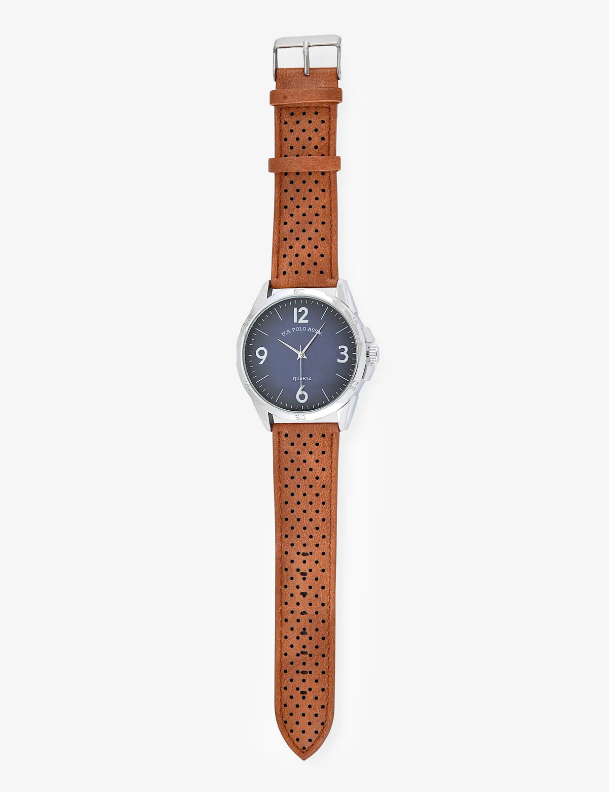 MENS CLASSIC BROWN STRAP WATCH - Image 5