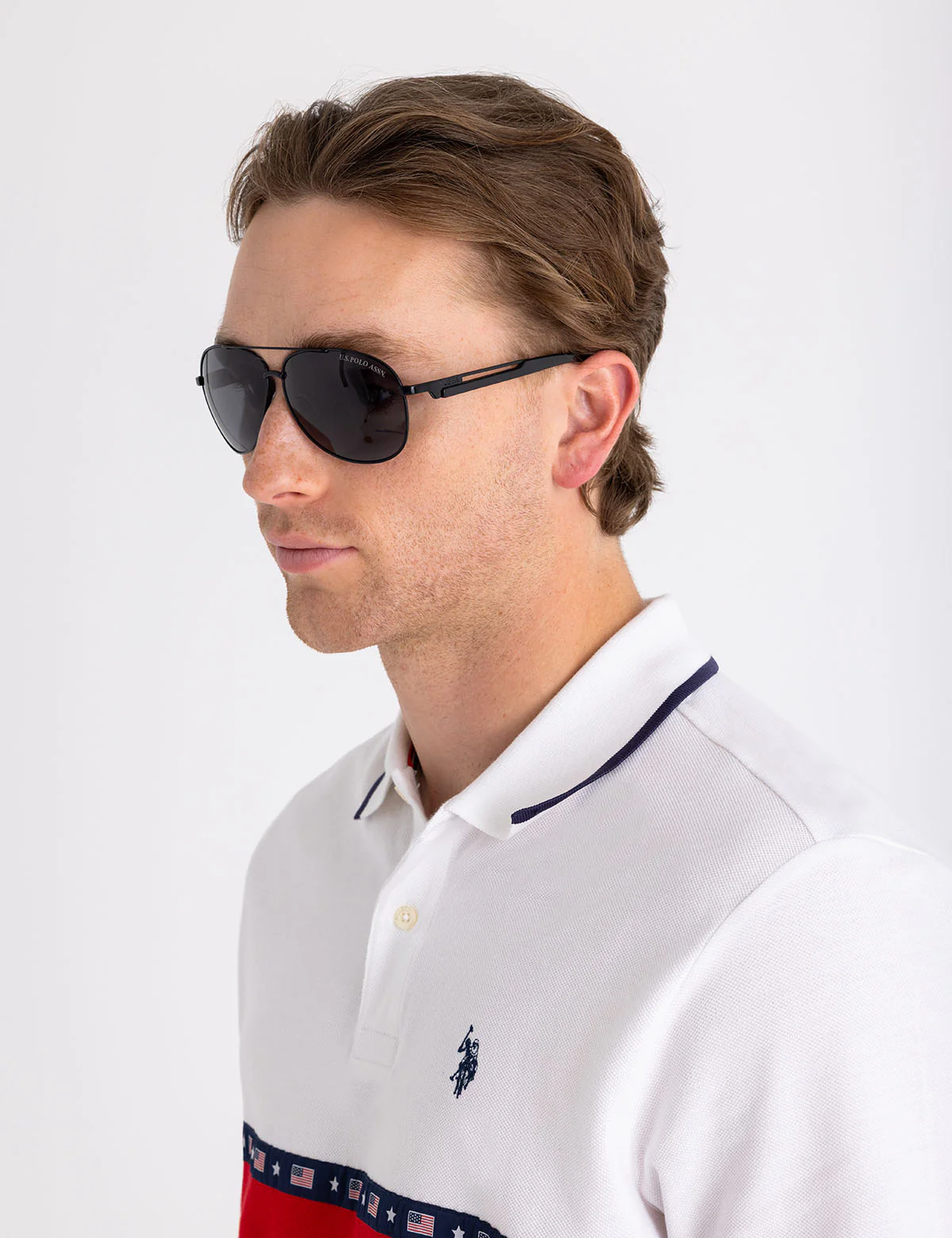 MENS CLASSIC METAL AVIATOR SUNGLASSES - Image 4
