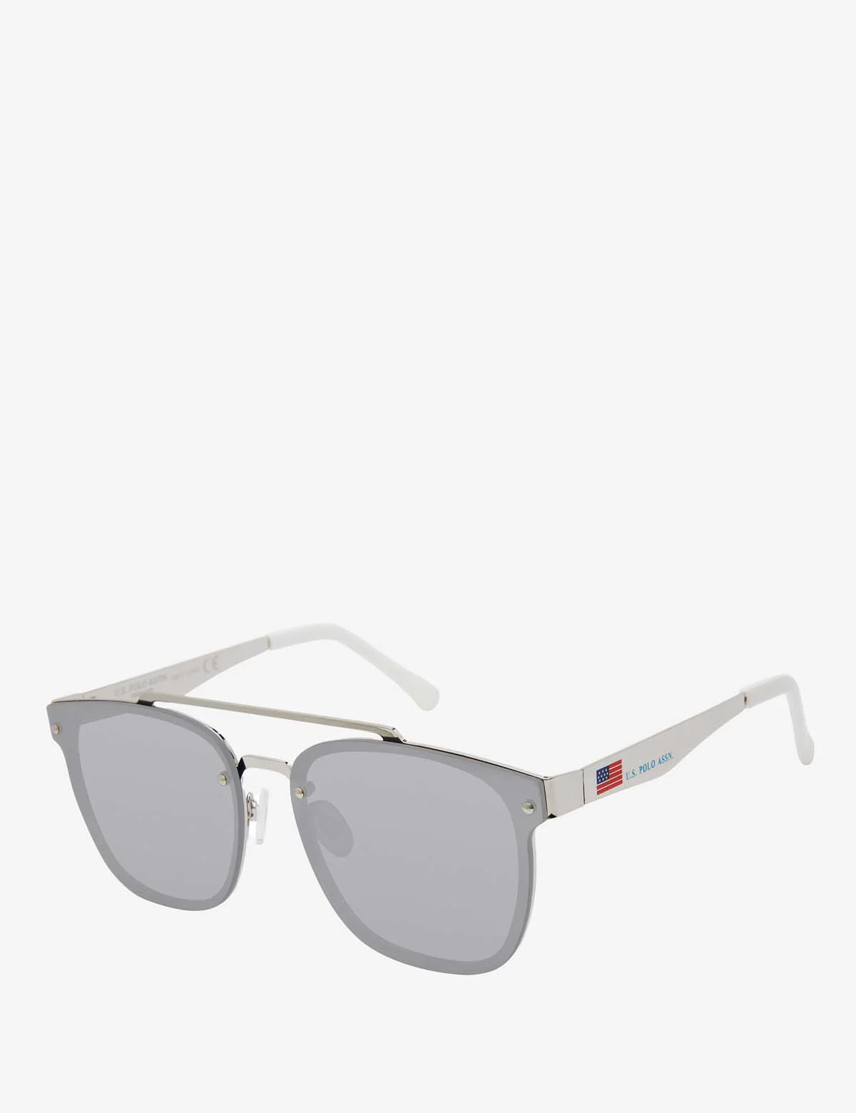 MEN'S DOUBLE BRIDGE METAL SQUARE SUNGLASSES - Image 2