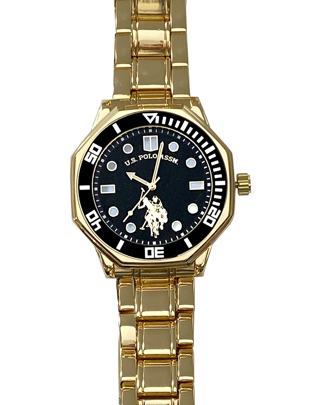 MENS GOLD LINK ANALOG WATCH - Image 5