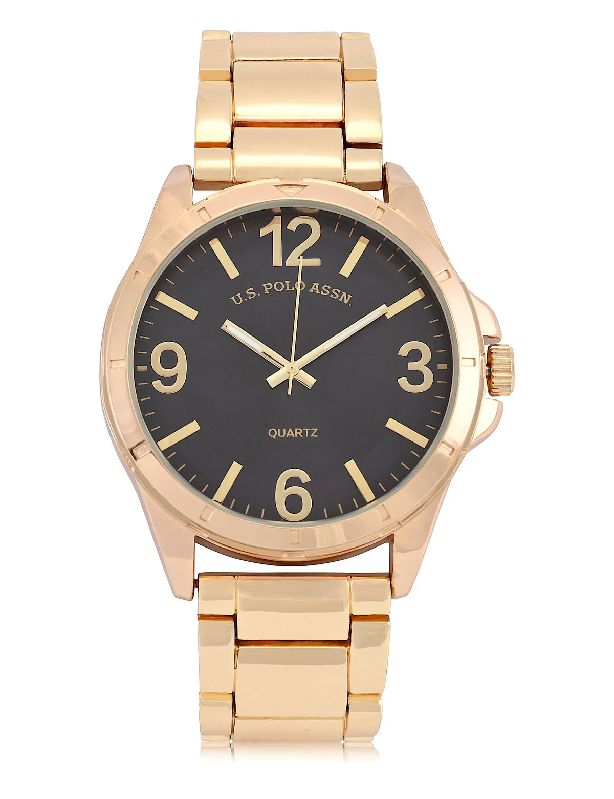 MENS GOLD LINK BRACELET WATCH - Image 3