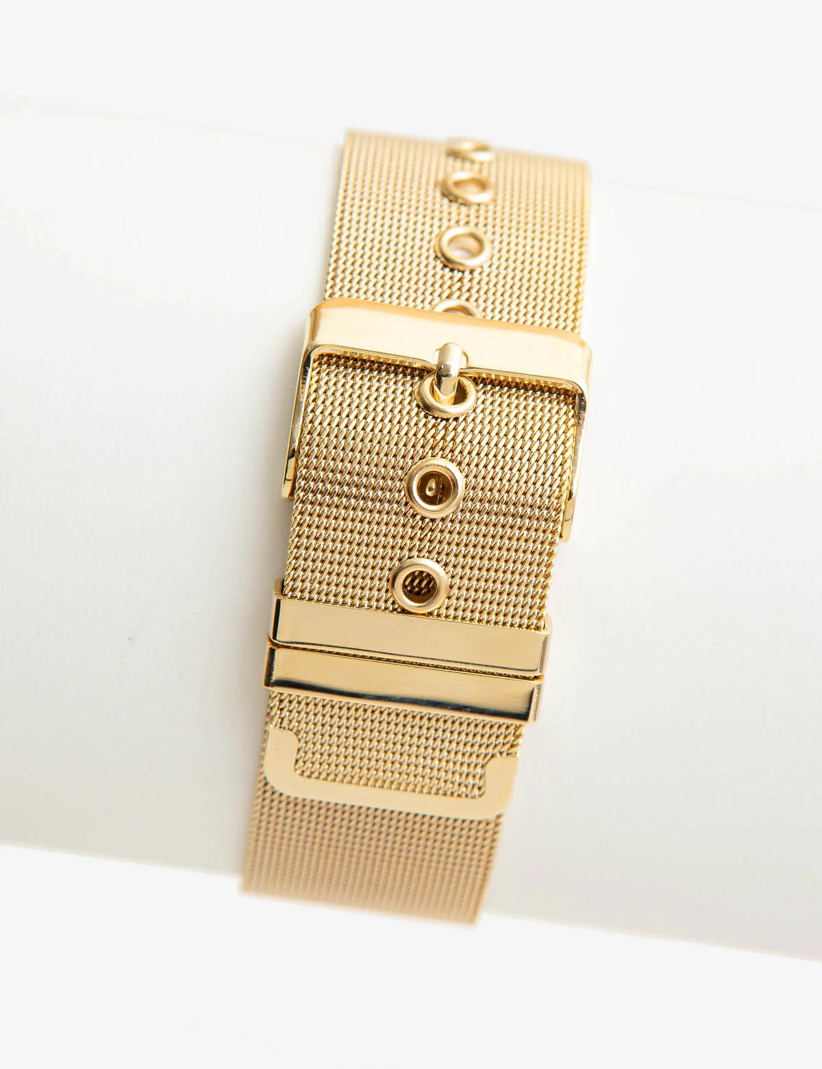 MEN'S GOLD MESH STRAP DRESS WATCH - Image 3