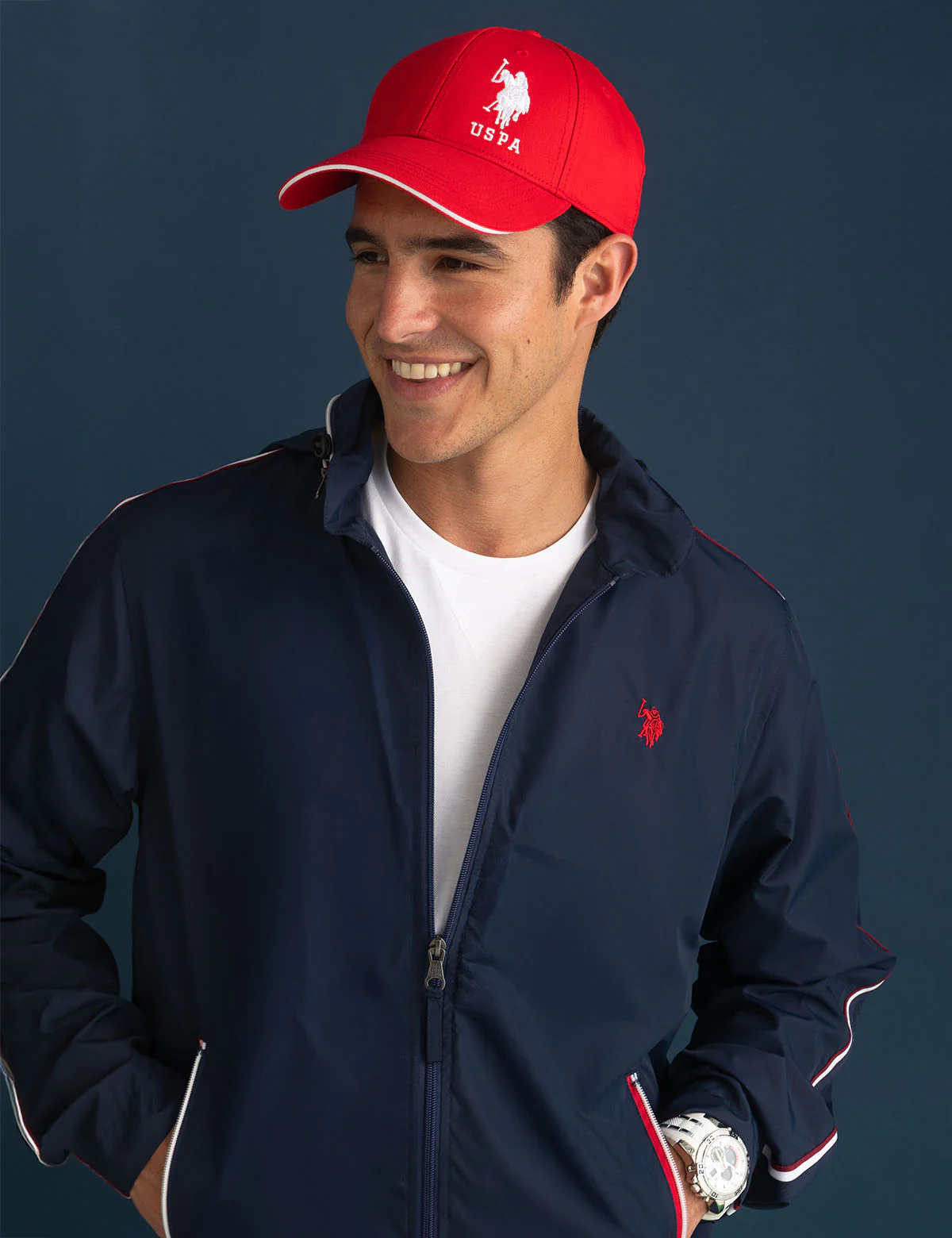 MENS LARGE SIDE LOGO HAT - Image 9