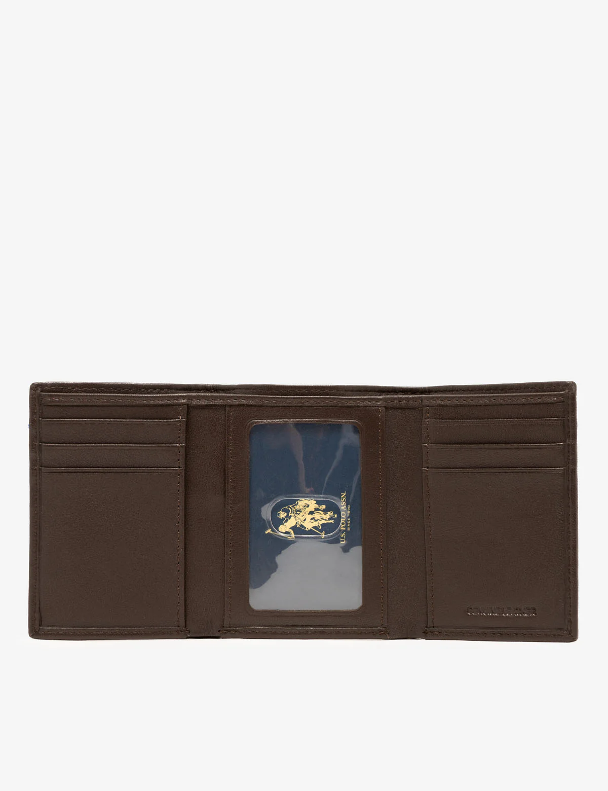 MENS LEATHER TRIFOLD WALLET - Image 3