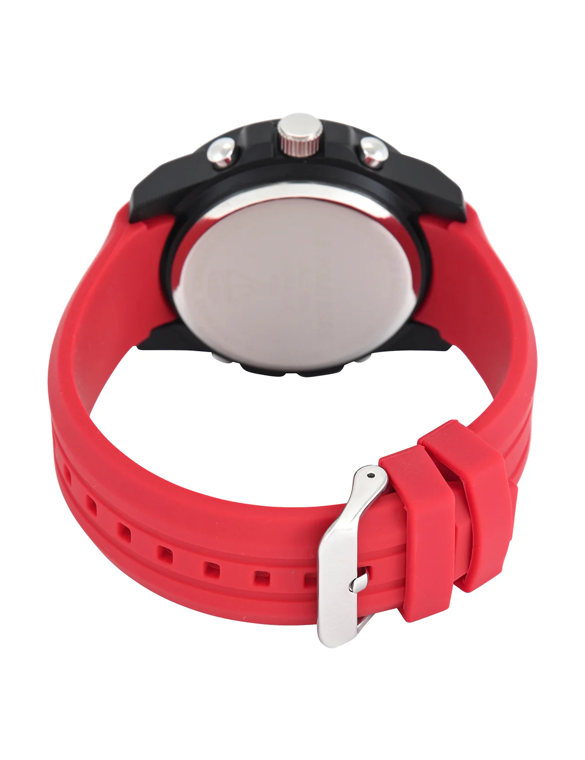 MENS RED STRAP ANADIGI WATCH - Image 4