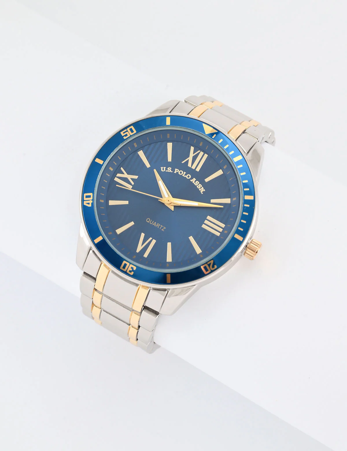 MENS SILVER LINK BRACELET WATCH