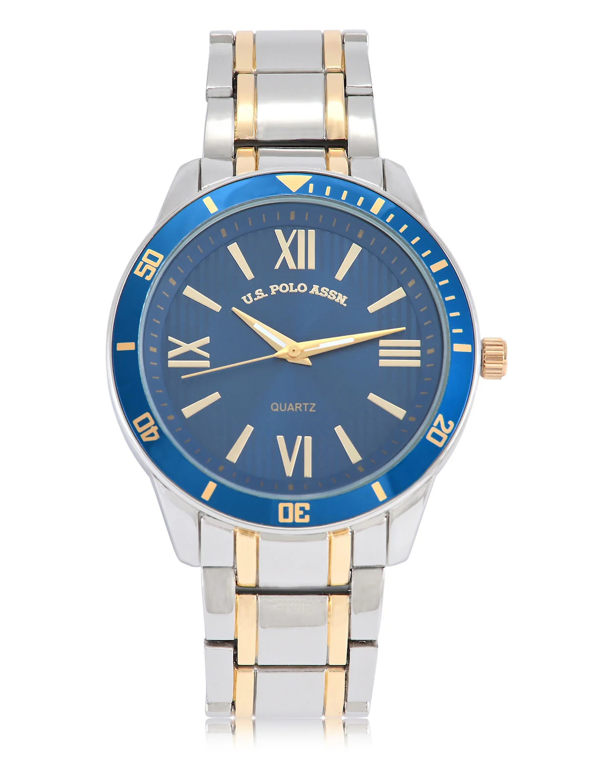 MENS SILVER LINK BRACELET WATCH - Image 3
