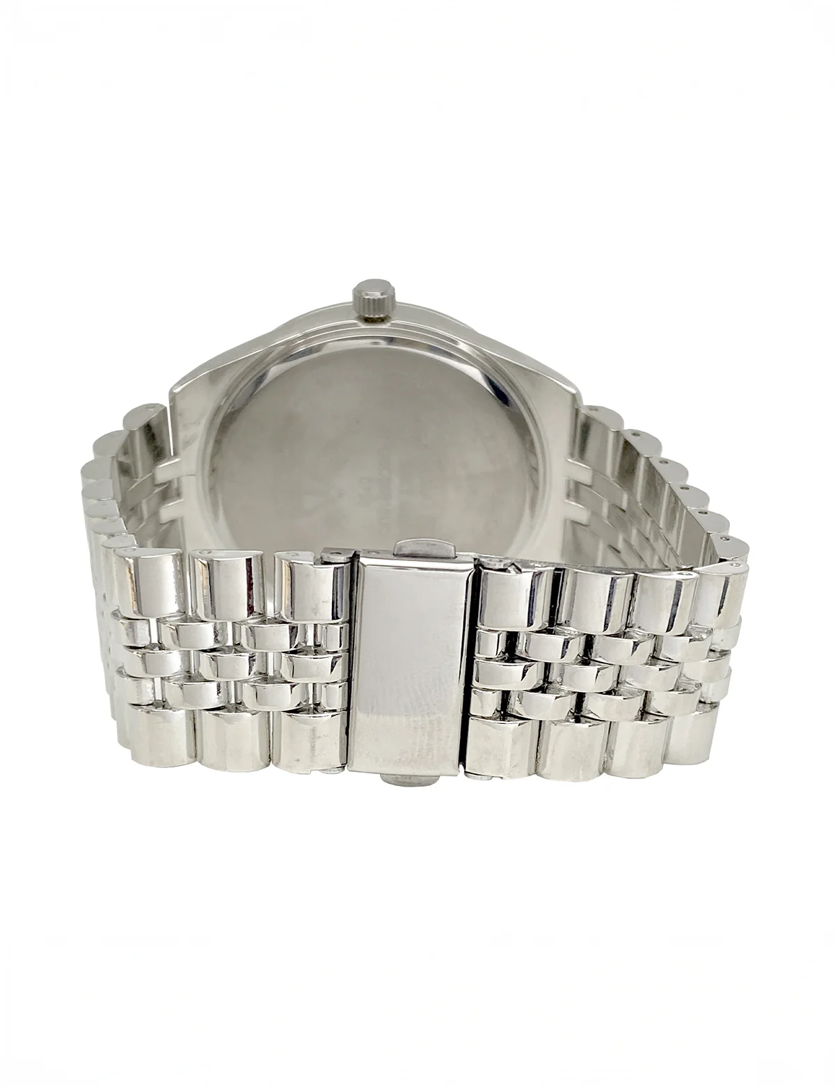 MENS SILVER LINK WATCH - Image 4