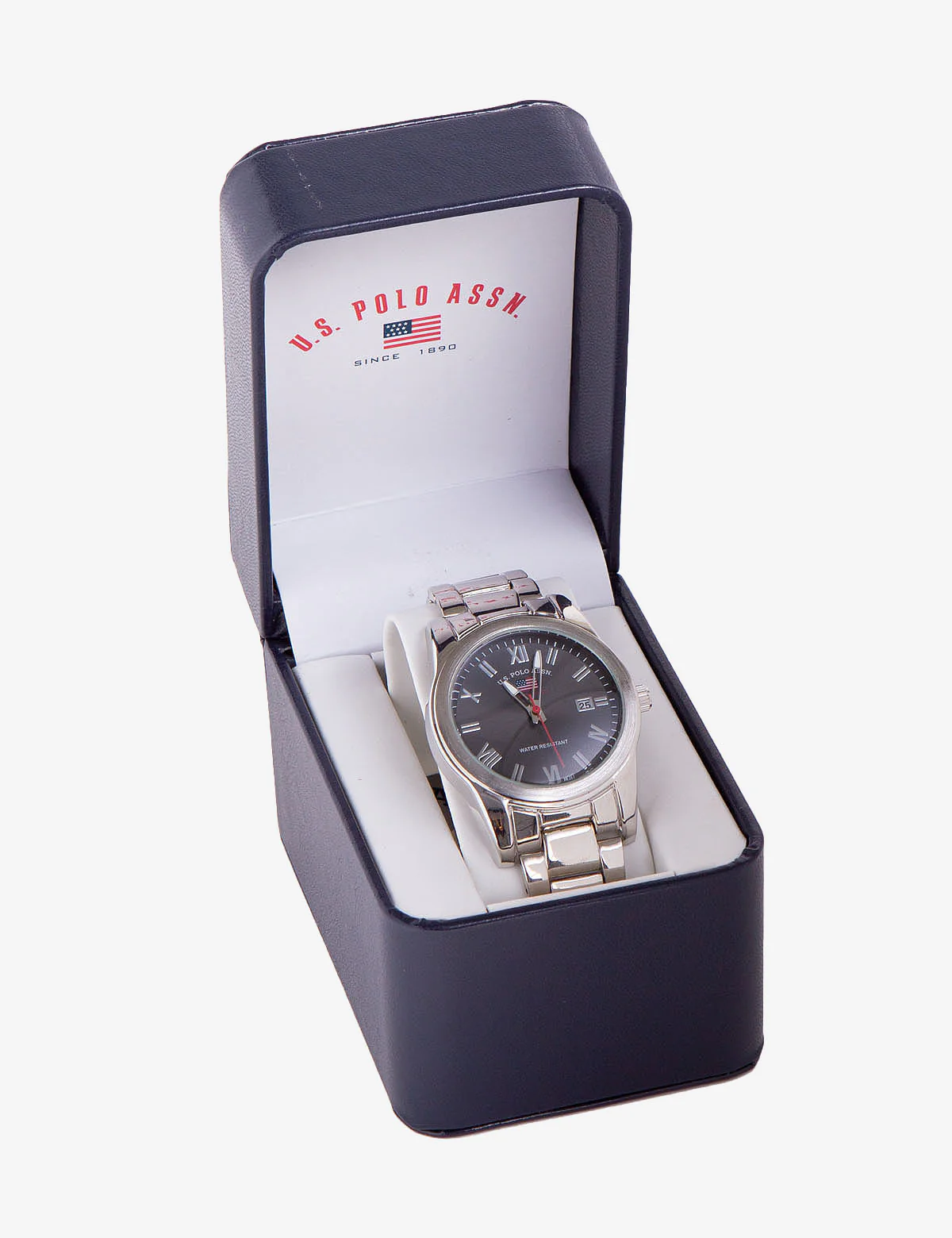 MEN'S SILVERTONE BRACELET WATCH - Image 2