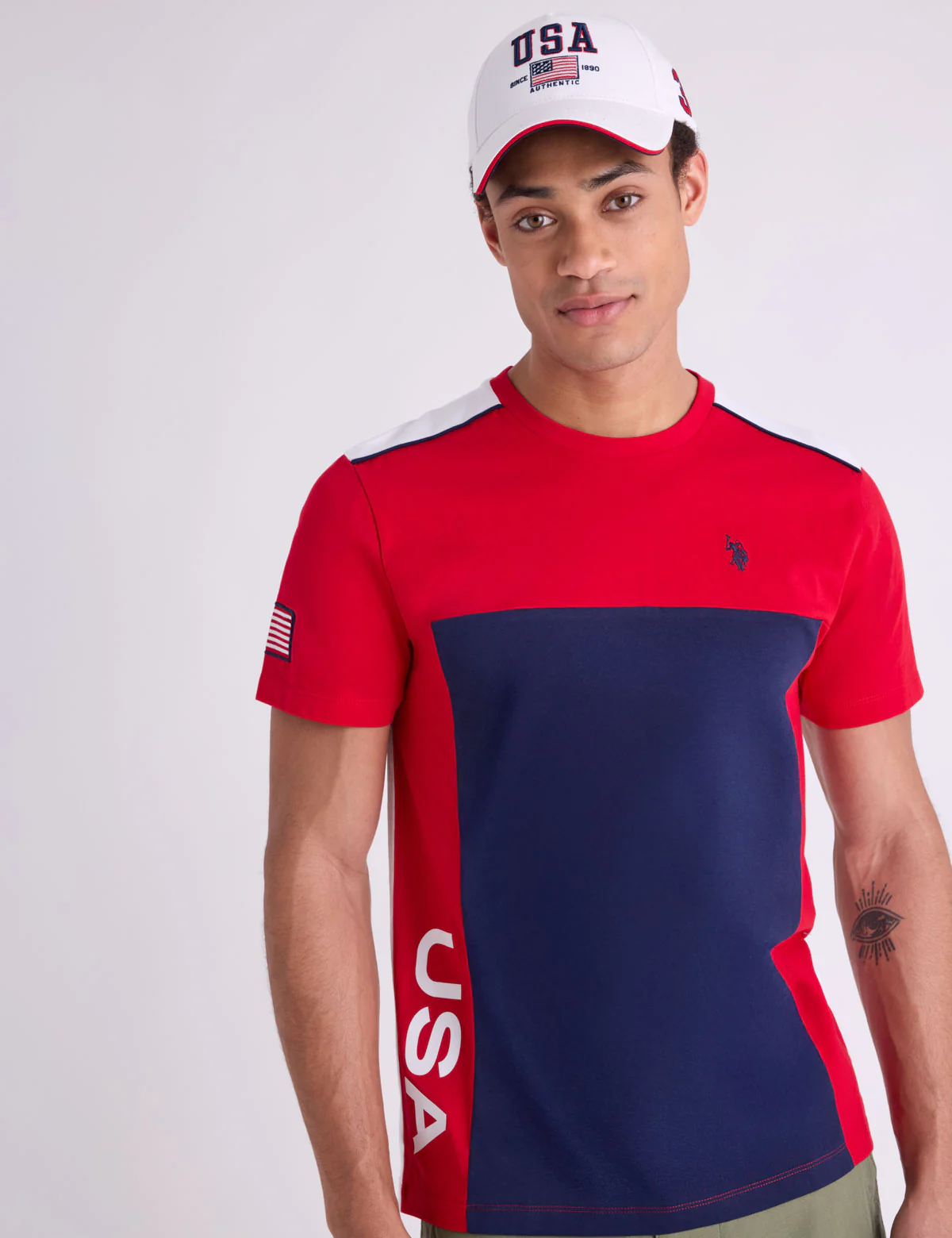MENS USA EMBROIDERED FLAG HAT - Image 10