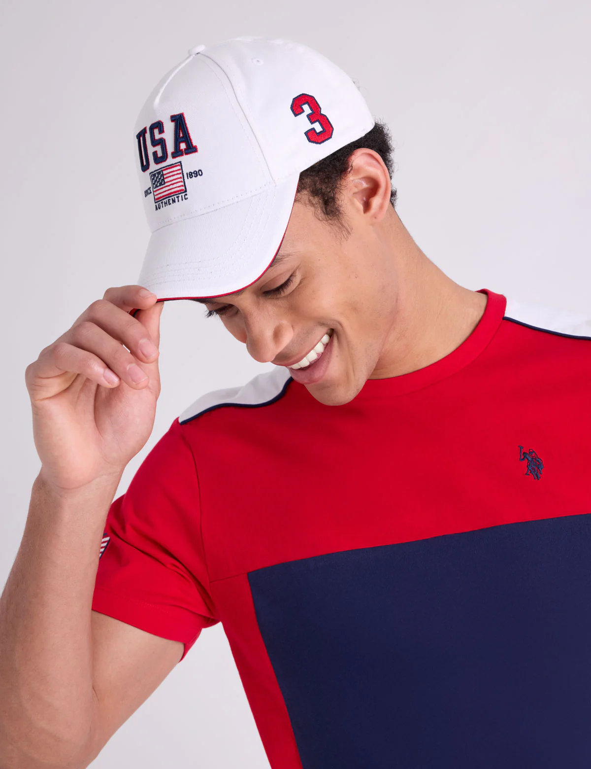 MENS USA EMBROIDERED FLAG HAT - Image 8